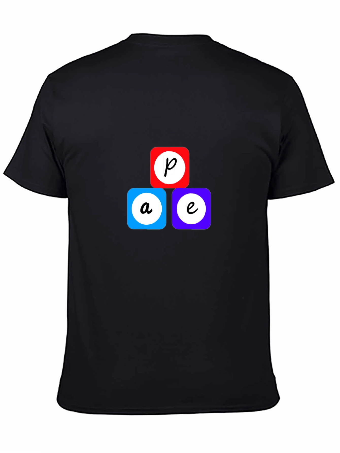 Geometric Letter T-Shirt