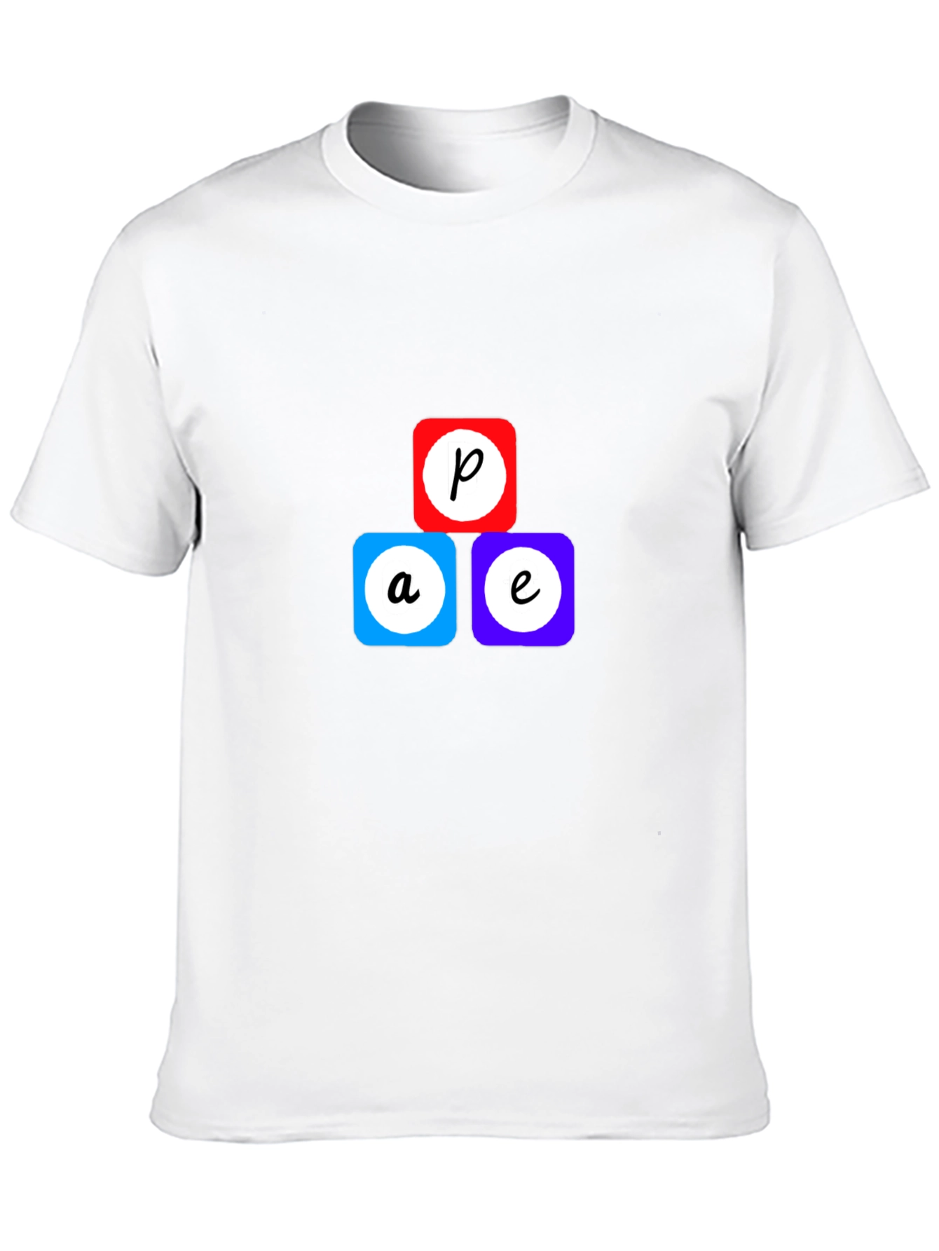 Geometric Letter T-Shirt