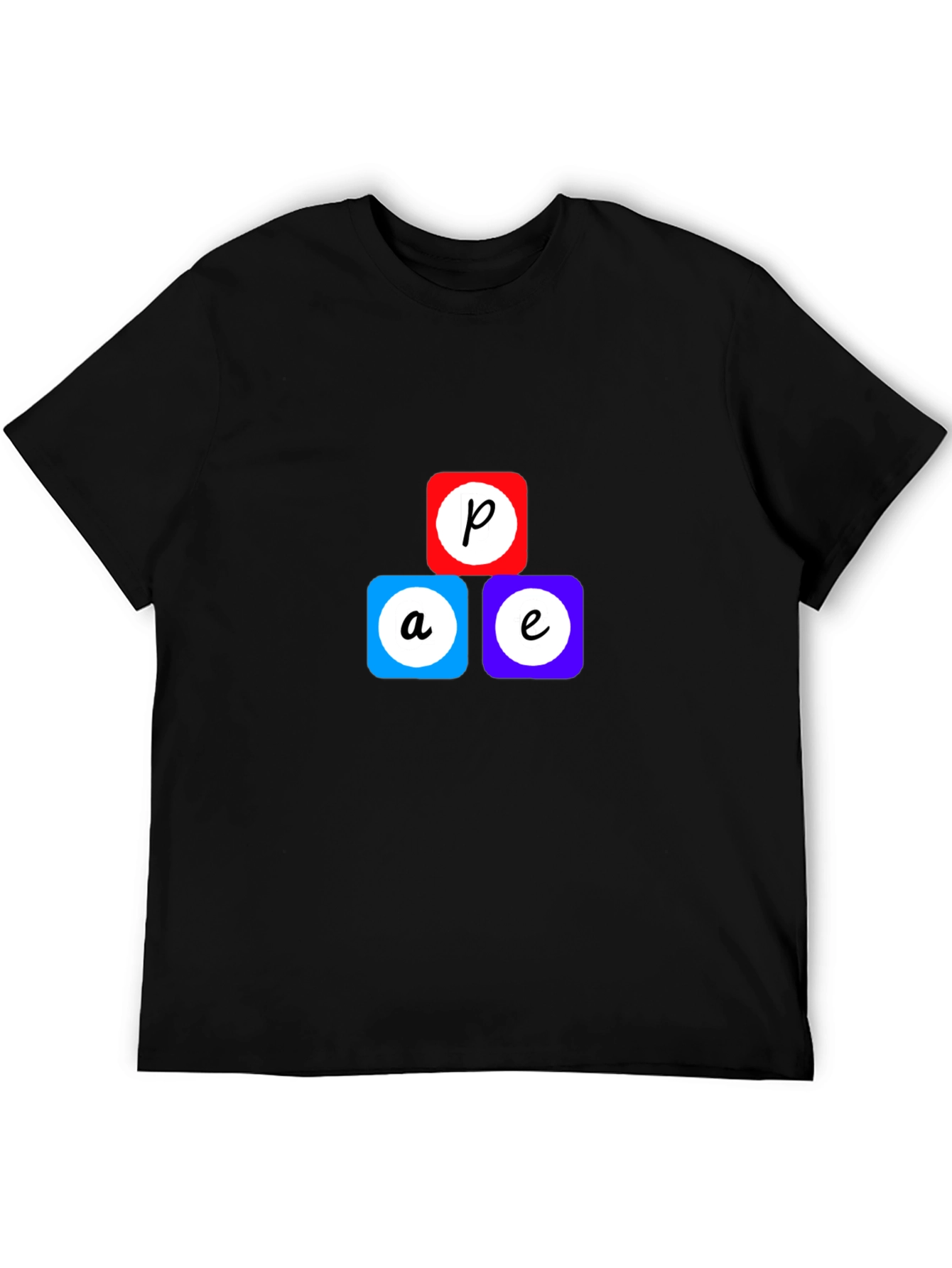 Geometric Letter T-Shirt