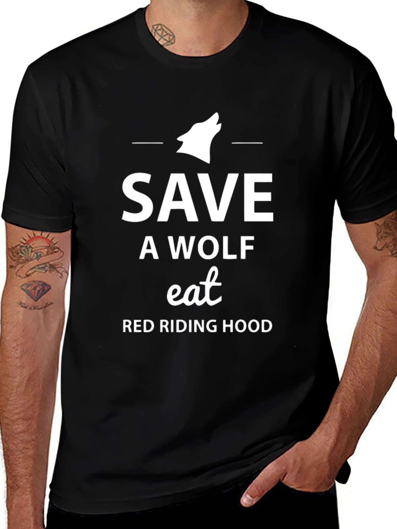 Save a Wolf Eat Red Riding Hood T-Shirt
