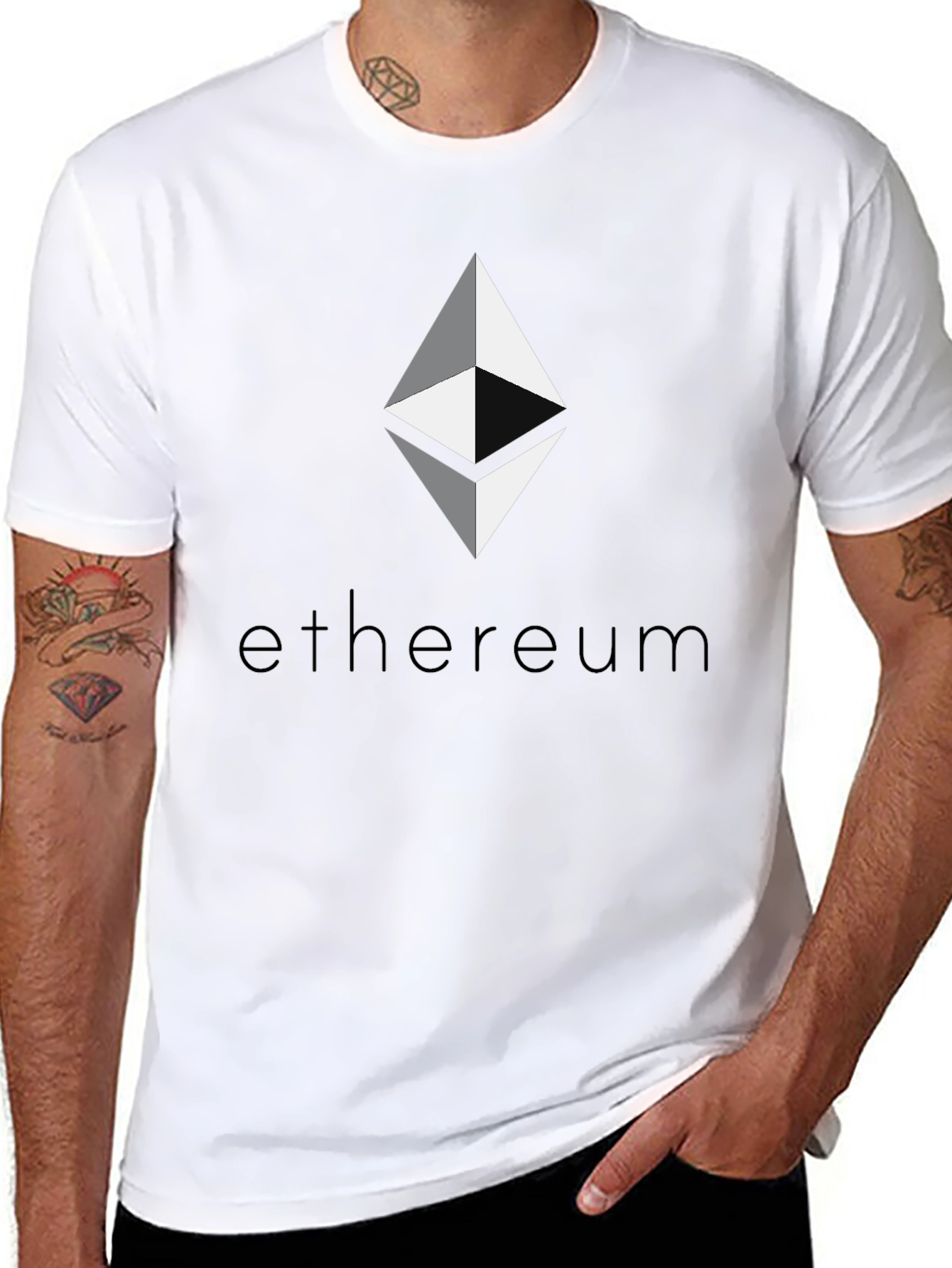 Ethereum Logo T-Shirt - Crypto Fashion Tee
