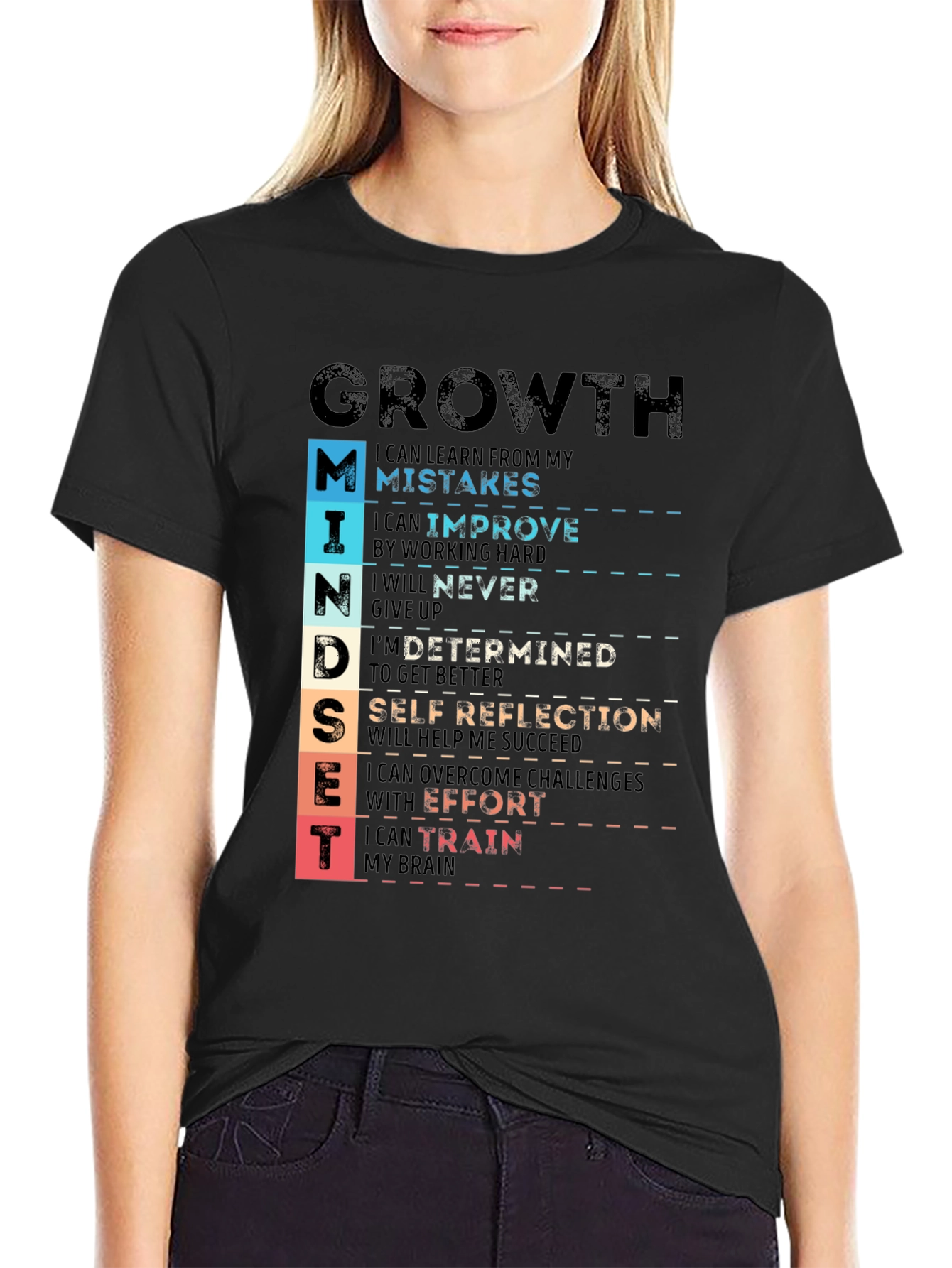 Growth Mindset Motivational T-Shirt