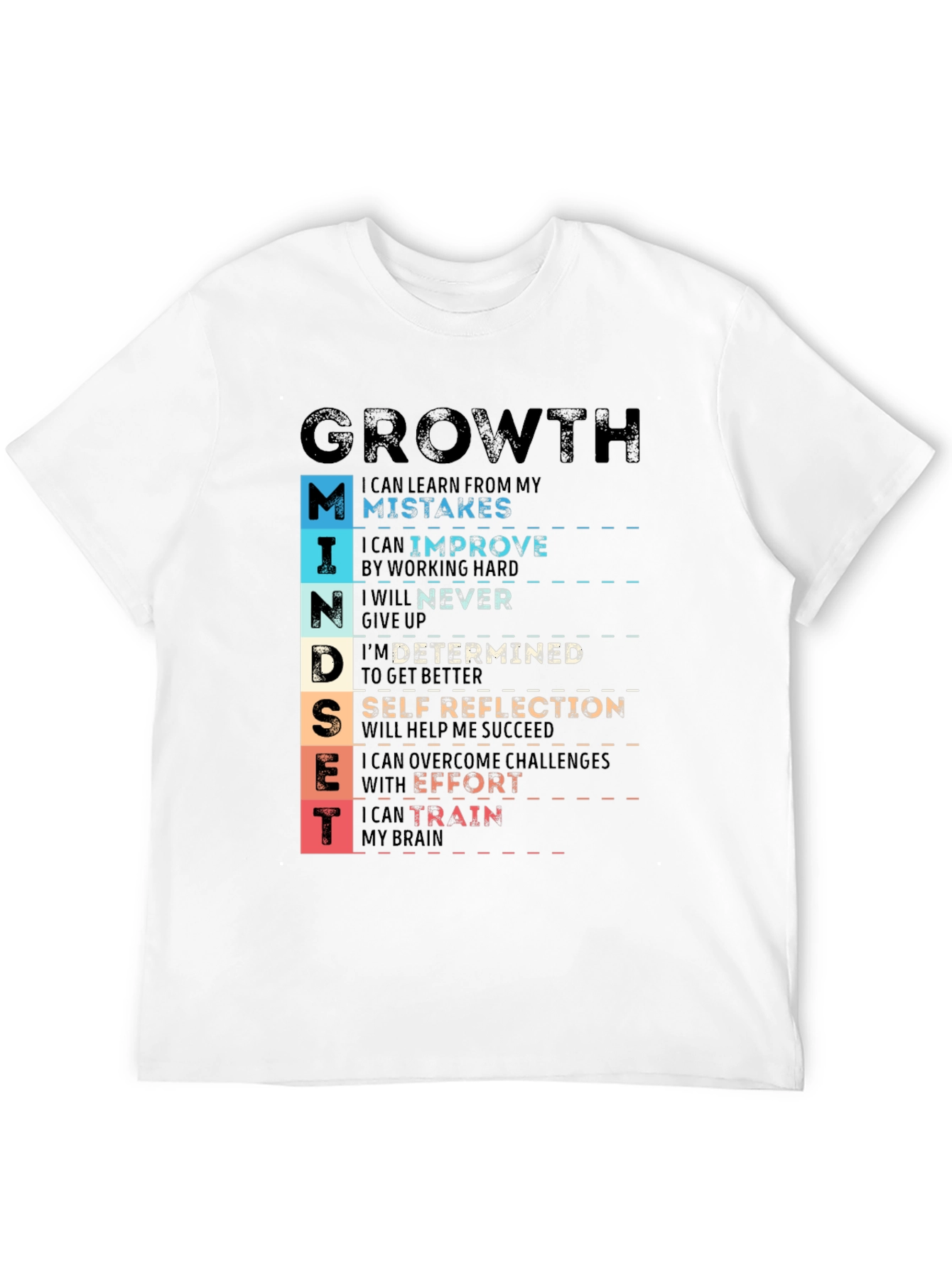 Growth Mindset Motivational T-Shirt