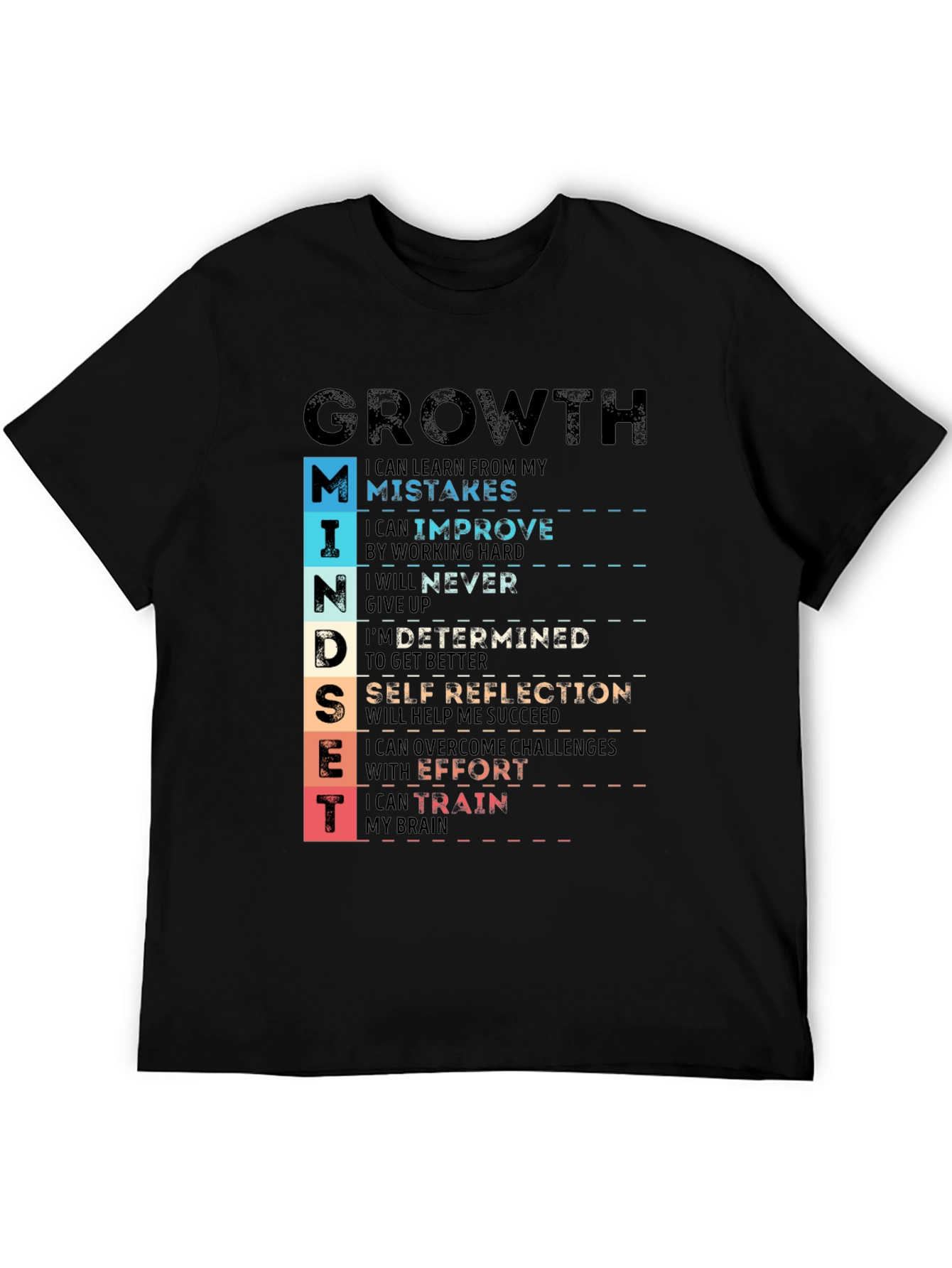 Growth Mindset Motivational T-Shirt