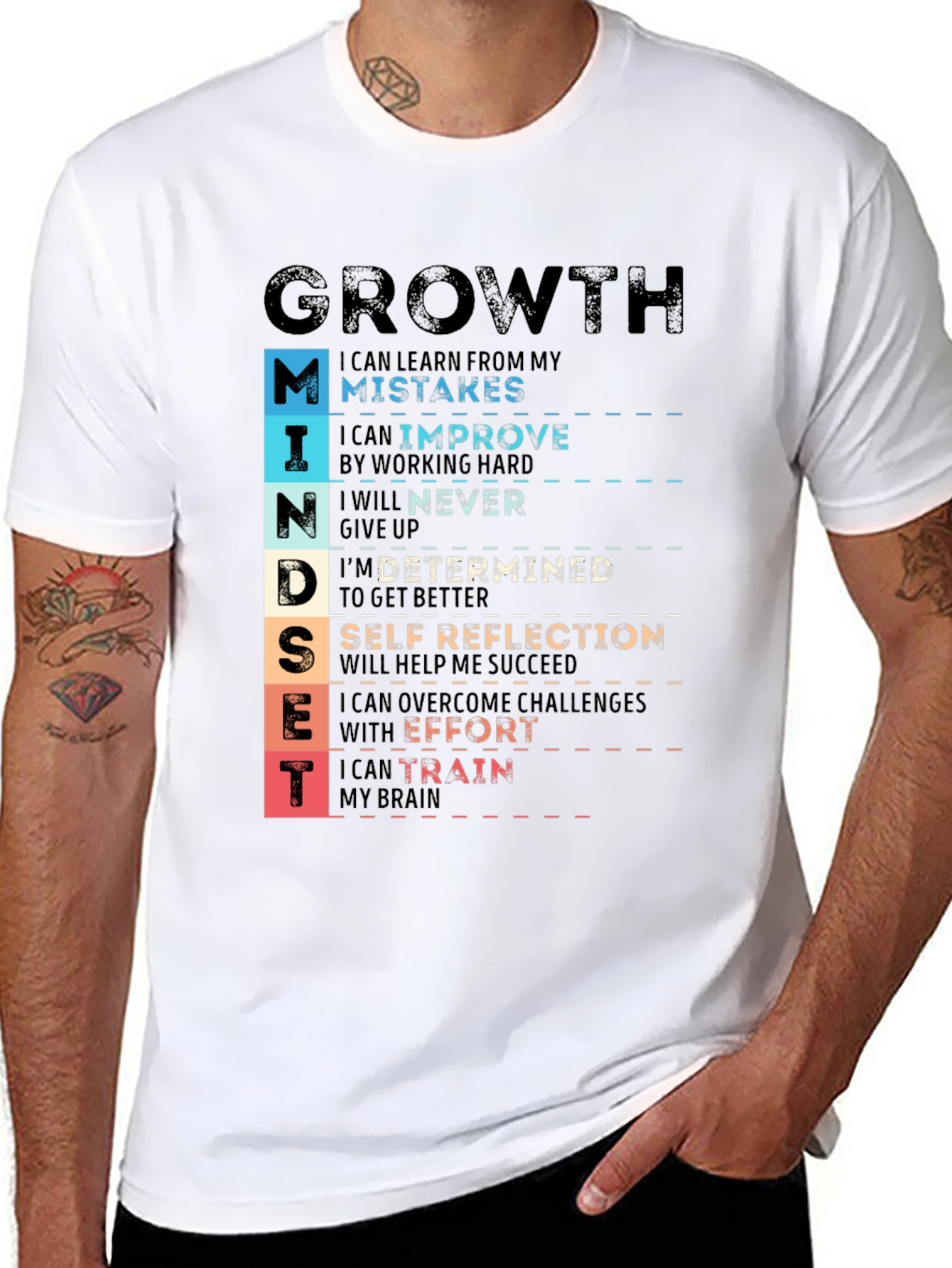 Growth Mindset Motivational T-Shirt