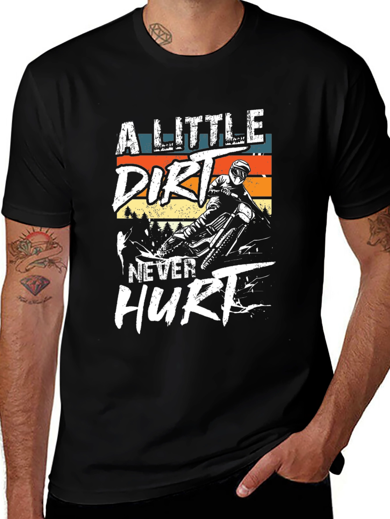 Dirt Bike T-Shirt: A Little Dirt Never Hurt