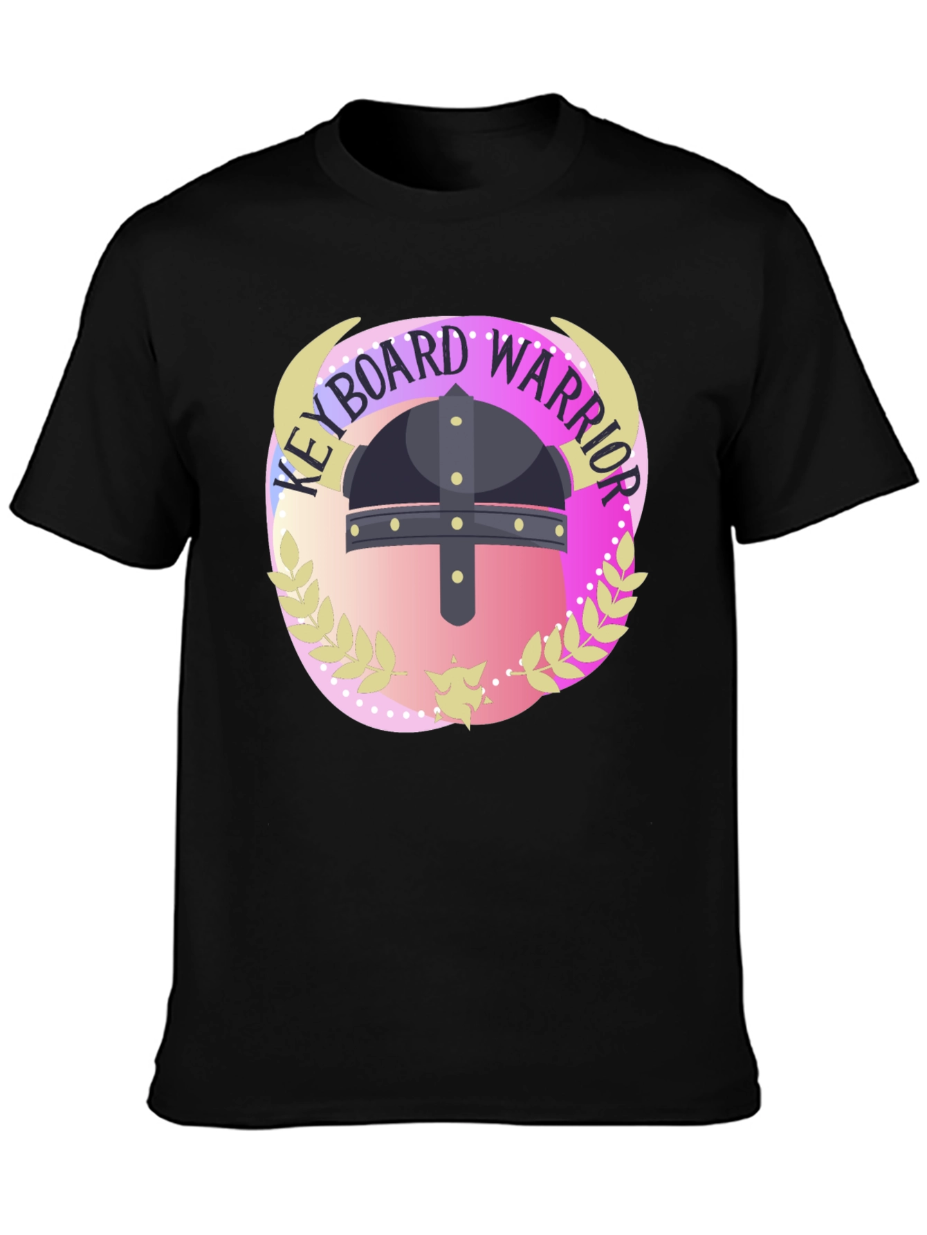 Keyboard Warrior Graphic Tee - Black