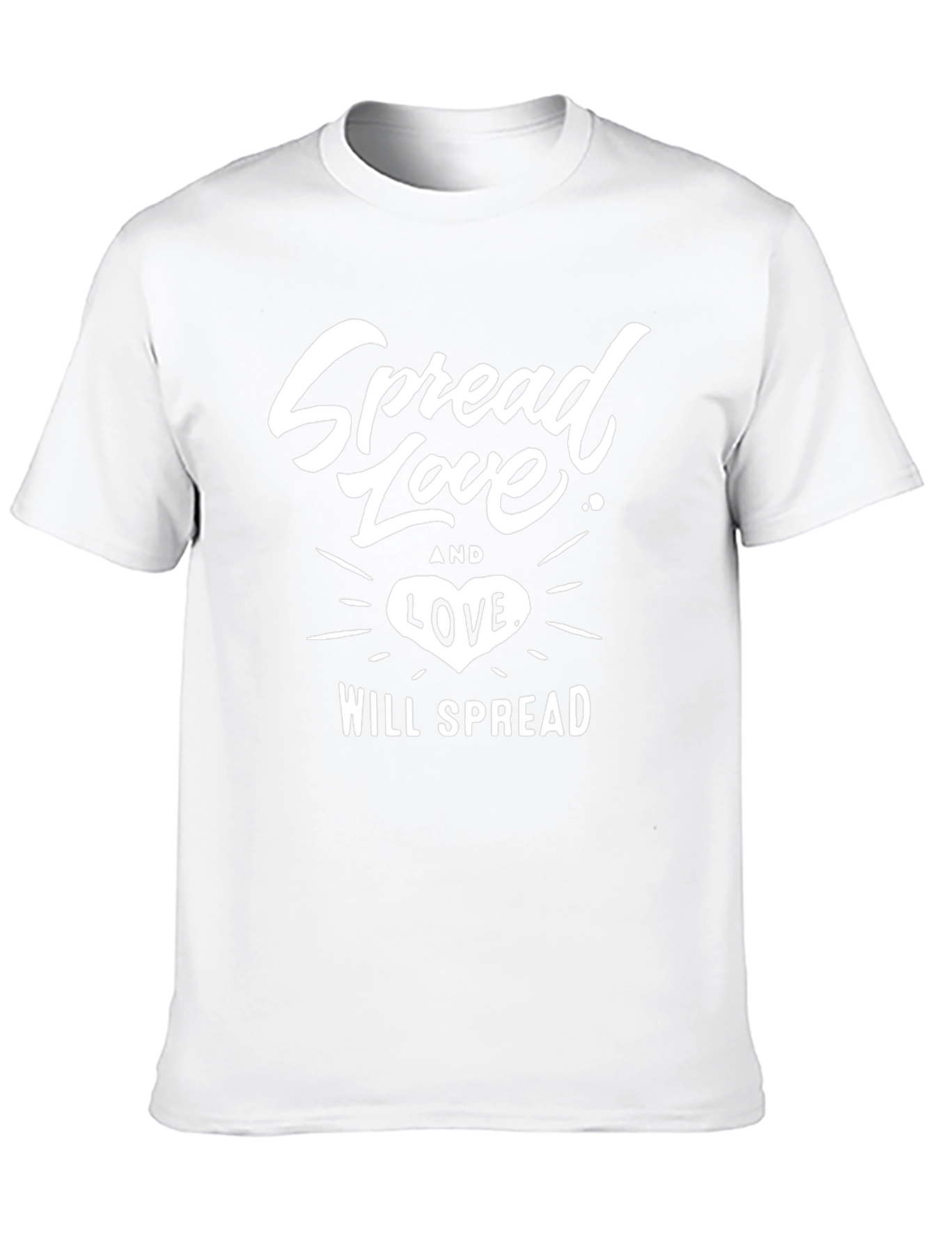 Spread Love Graphic T-Shirt - Classic Black