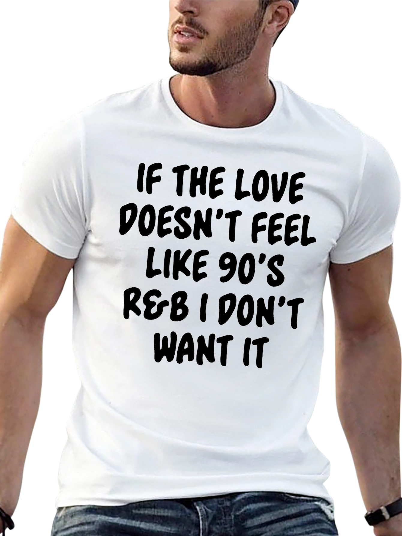 90s R&B Graphic Tee - Soft Cotton Blend