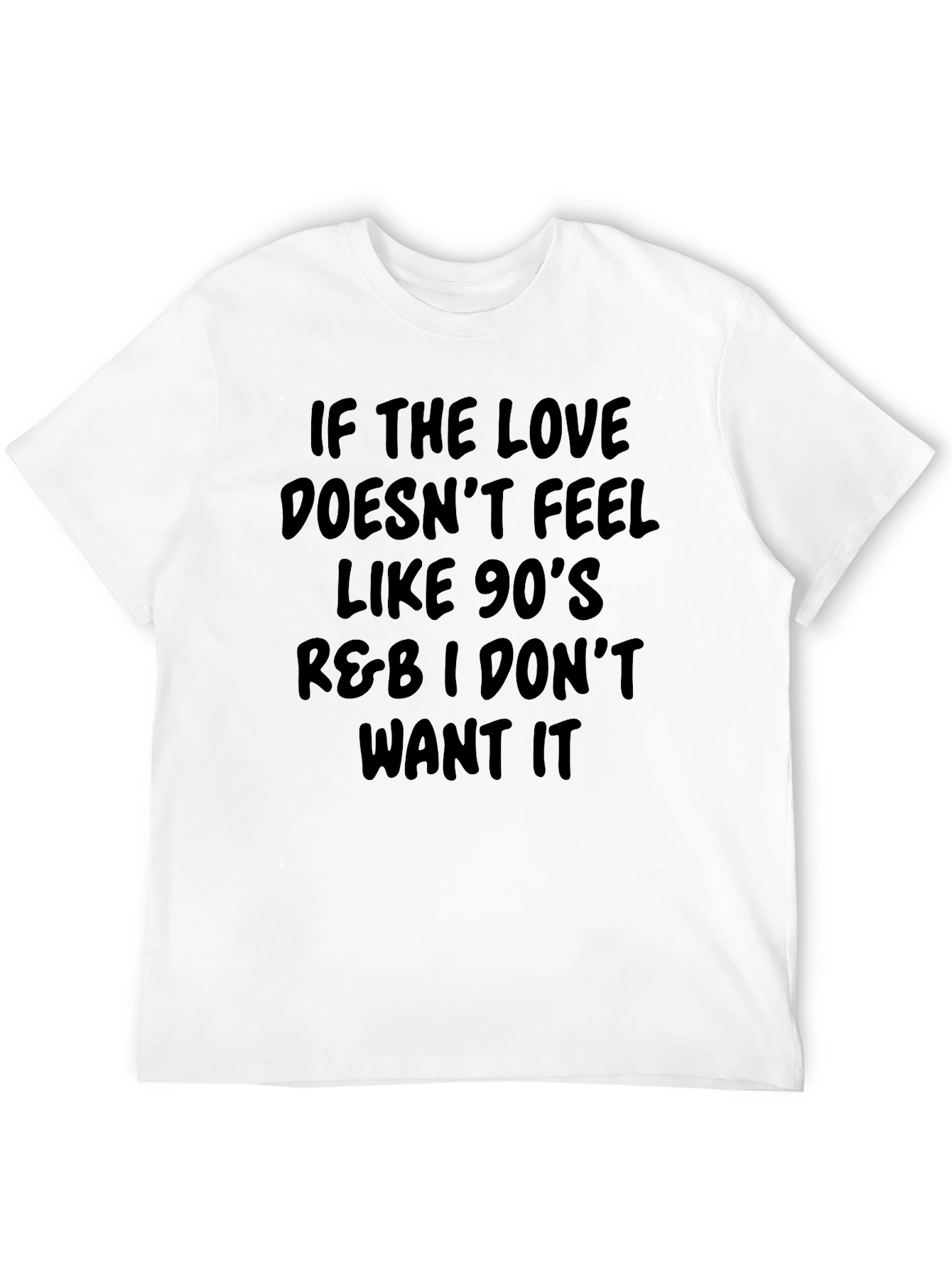 90s R&B Graphic Tee - Soft Cotton Blend