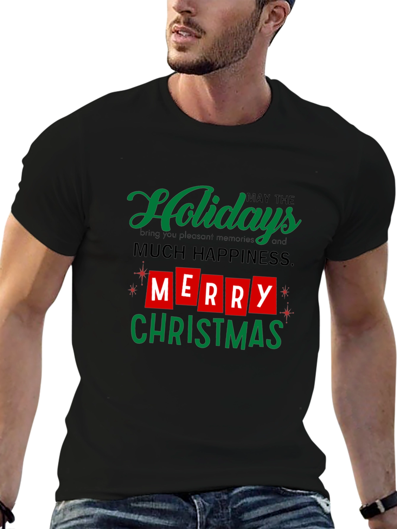 Merry Christmas Holidays Graphic Tee