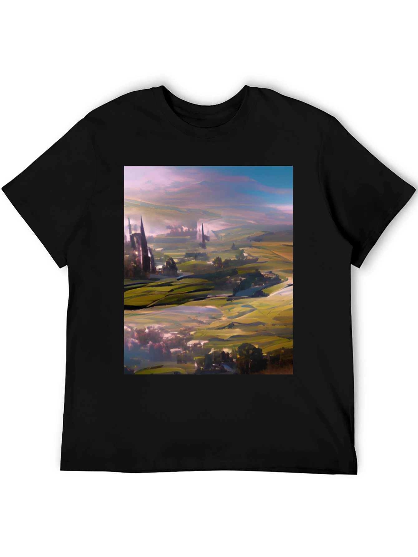Abstract Landscape Art T-Shirt