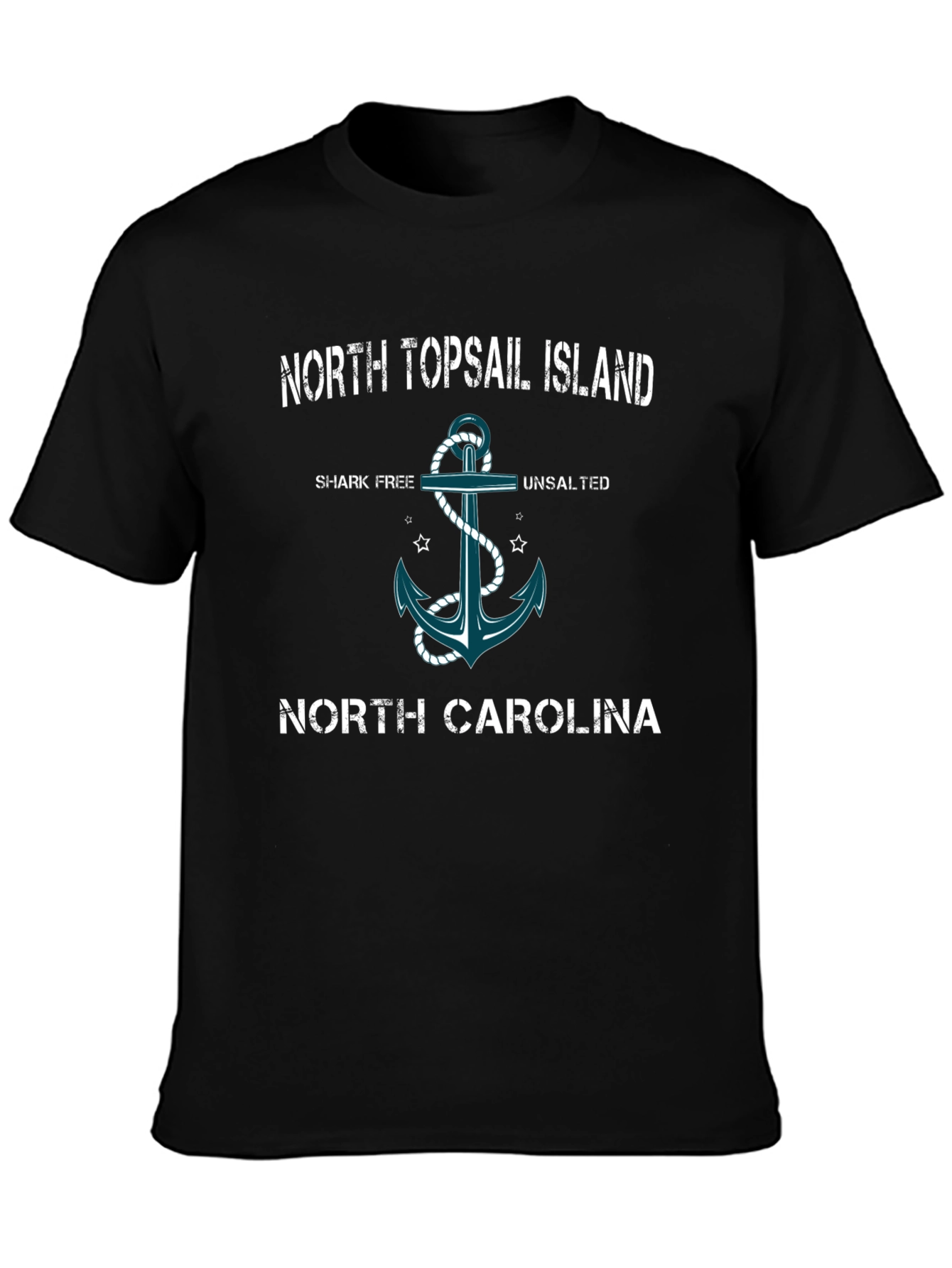 North Topsail Island Anchor Graphic Tee