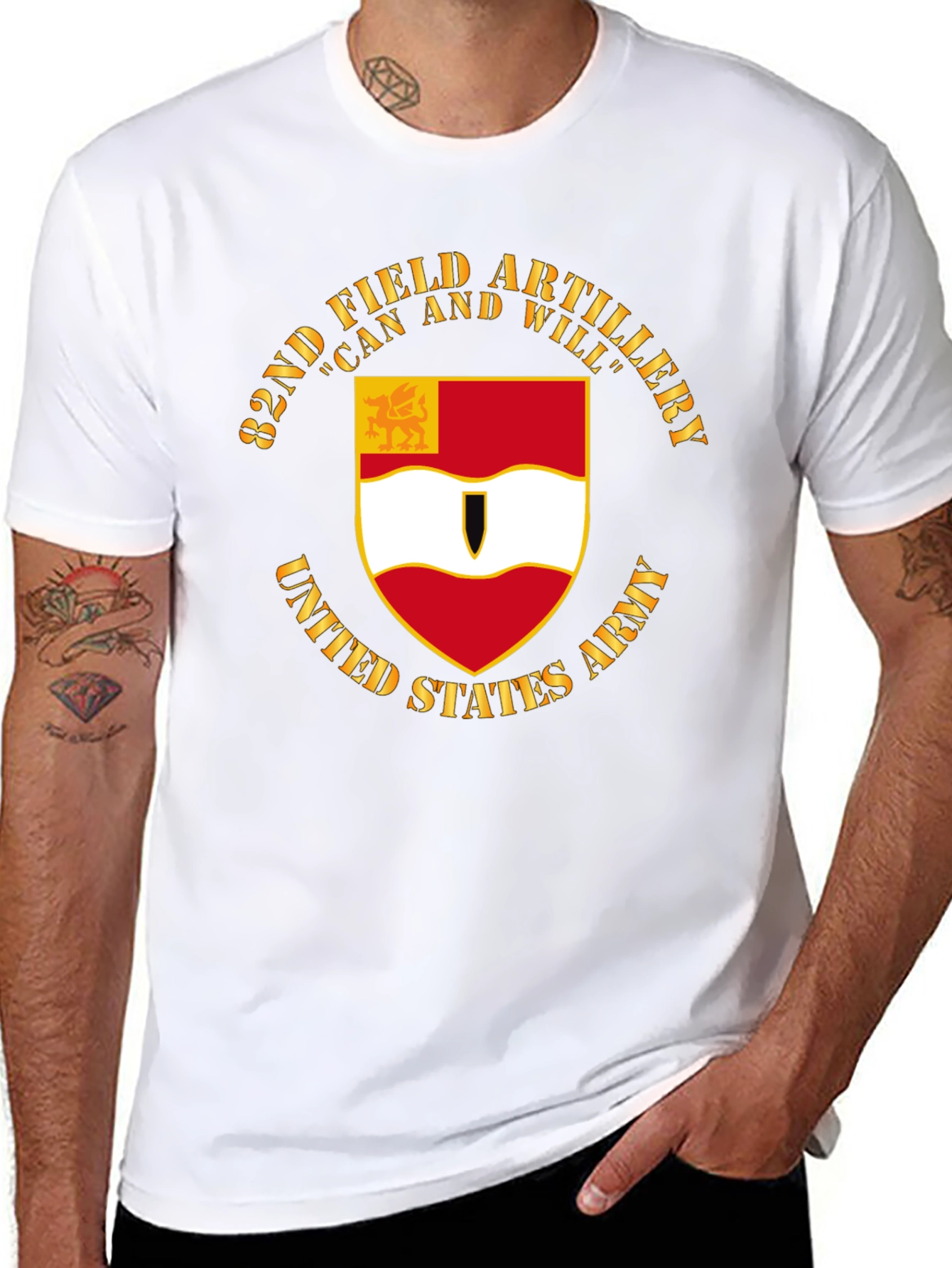 82nd Field Artillery T-Shirt - Can and Will!