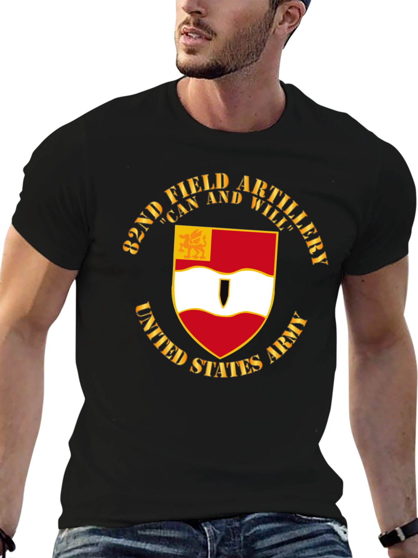 82nd Field Artillery T-Shirt - Can and Will!