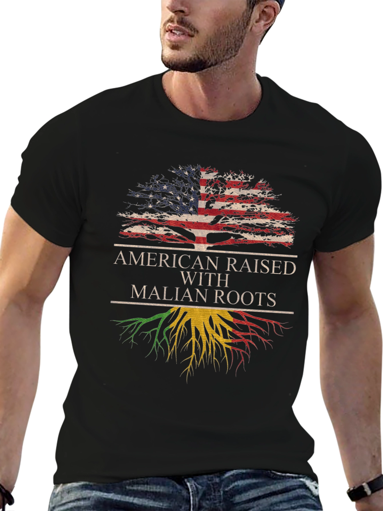 American Raised with Malian Roots T-Shirt