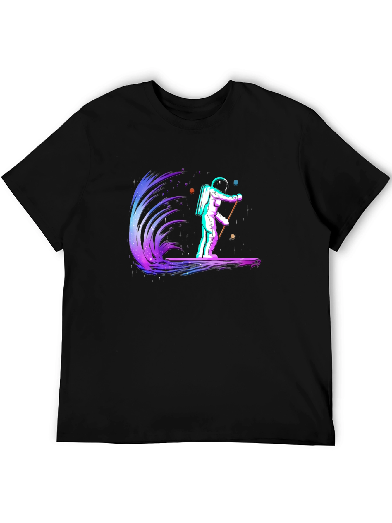 Astronaut Surfing Graphic Tee