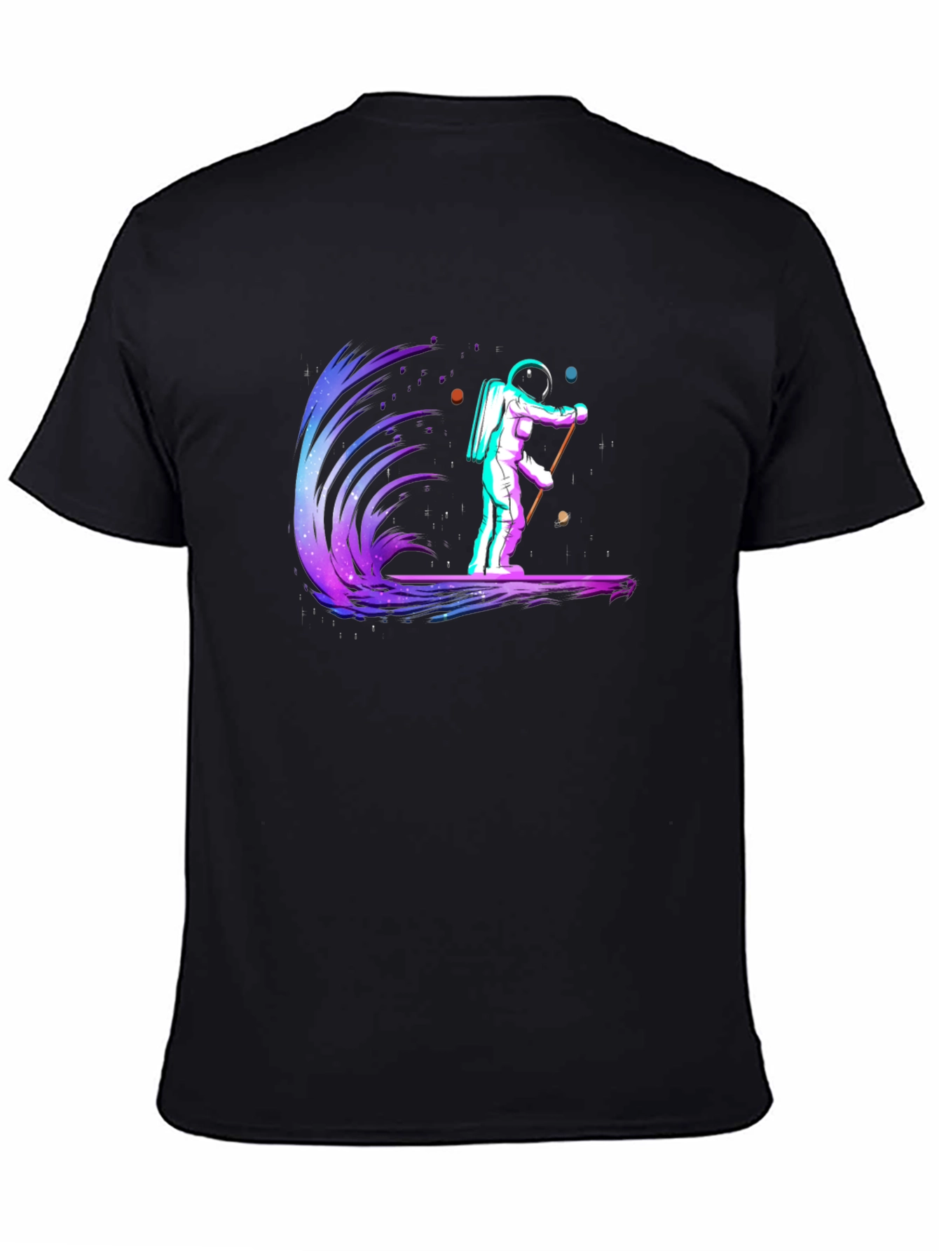Astronaut Surfing Graphic Tee