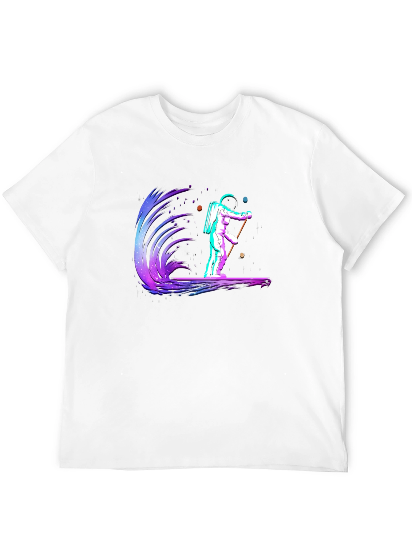 Astronaut Surfing Graphic Tee