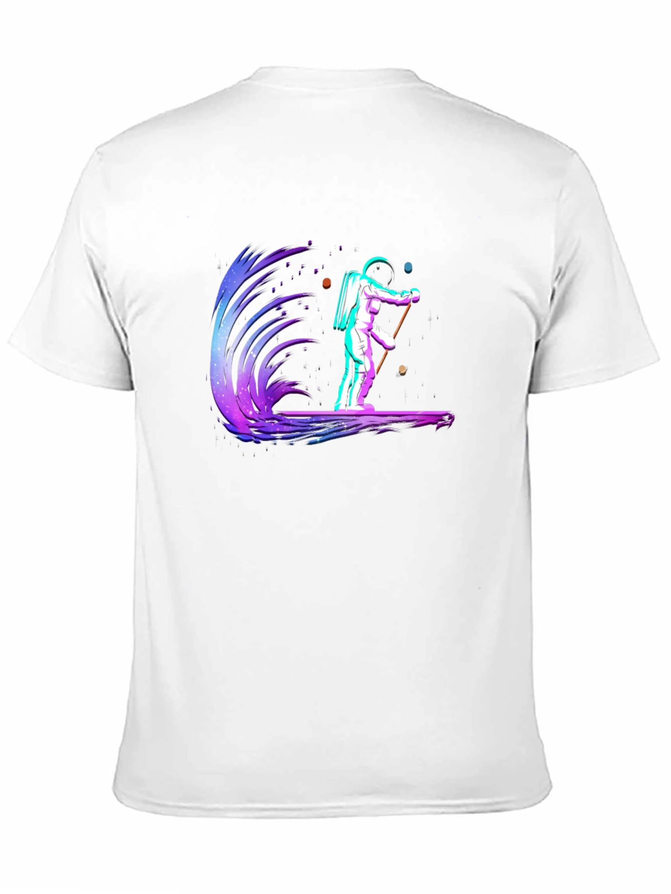 Astronaut Surfing Graphic Tee