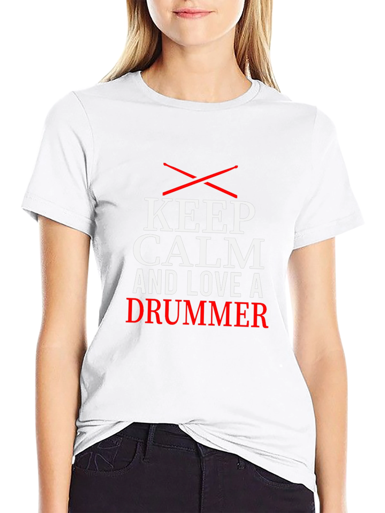 Keep Calm and Love a Drummer T-Shirt