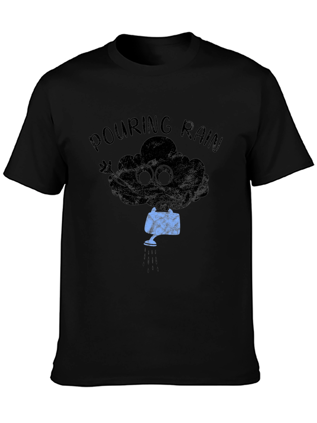 Pouring Rain Graphic Tee - Weather Humor