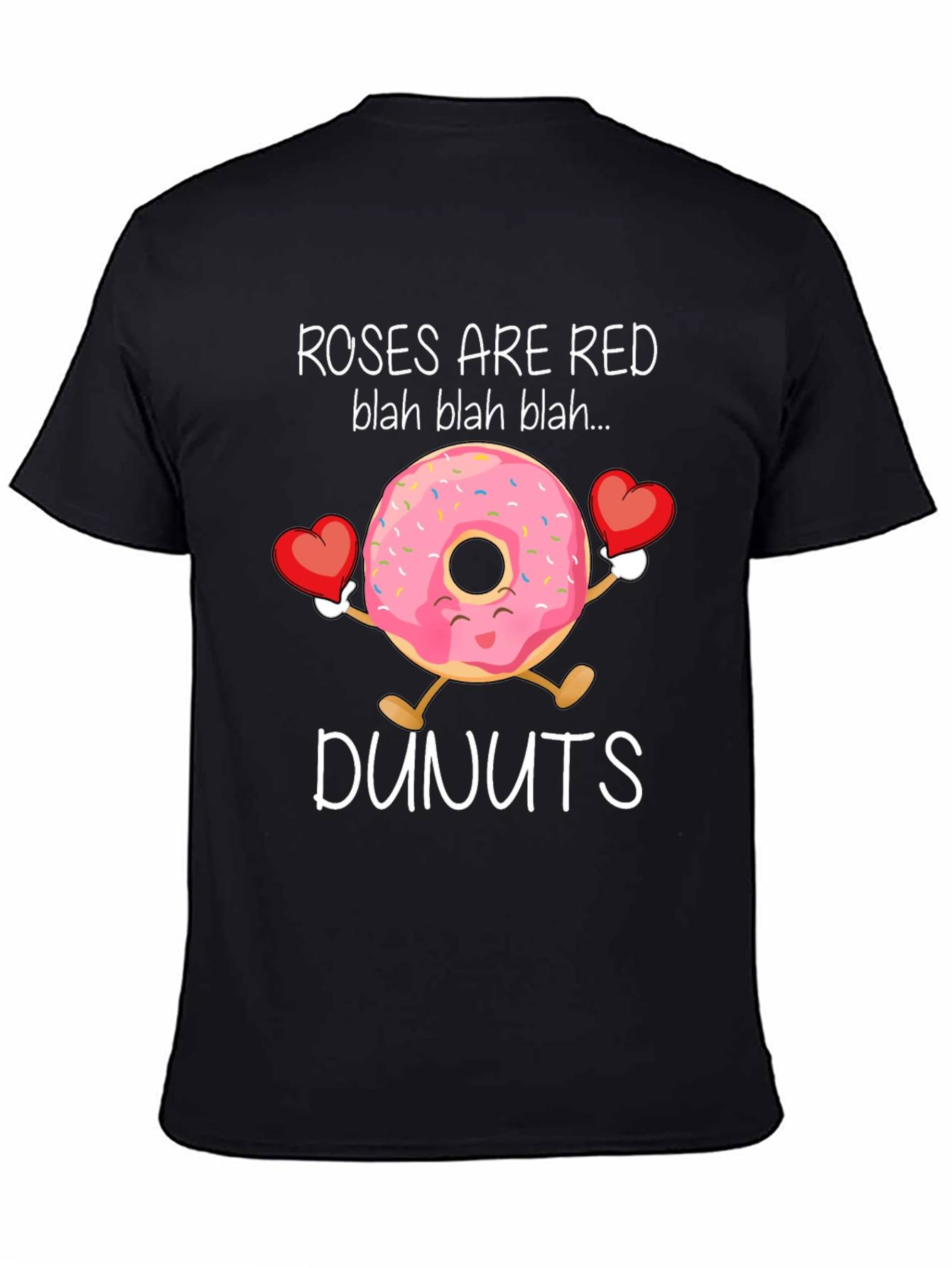 Roses Are Red Dunuts T-Shirt Valentines Day Gift