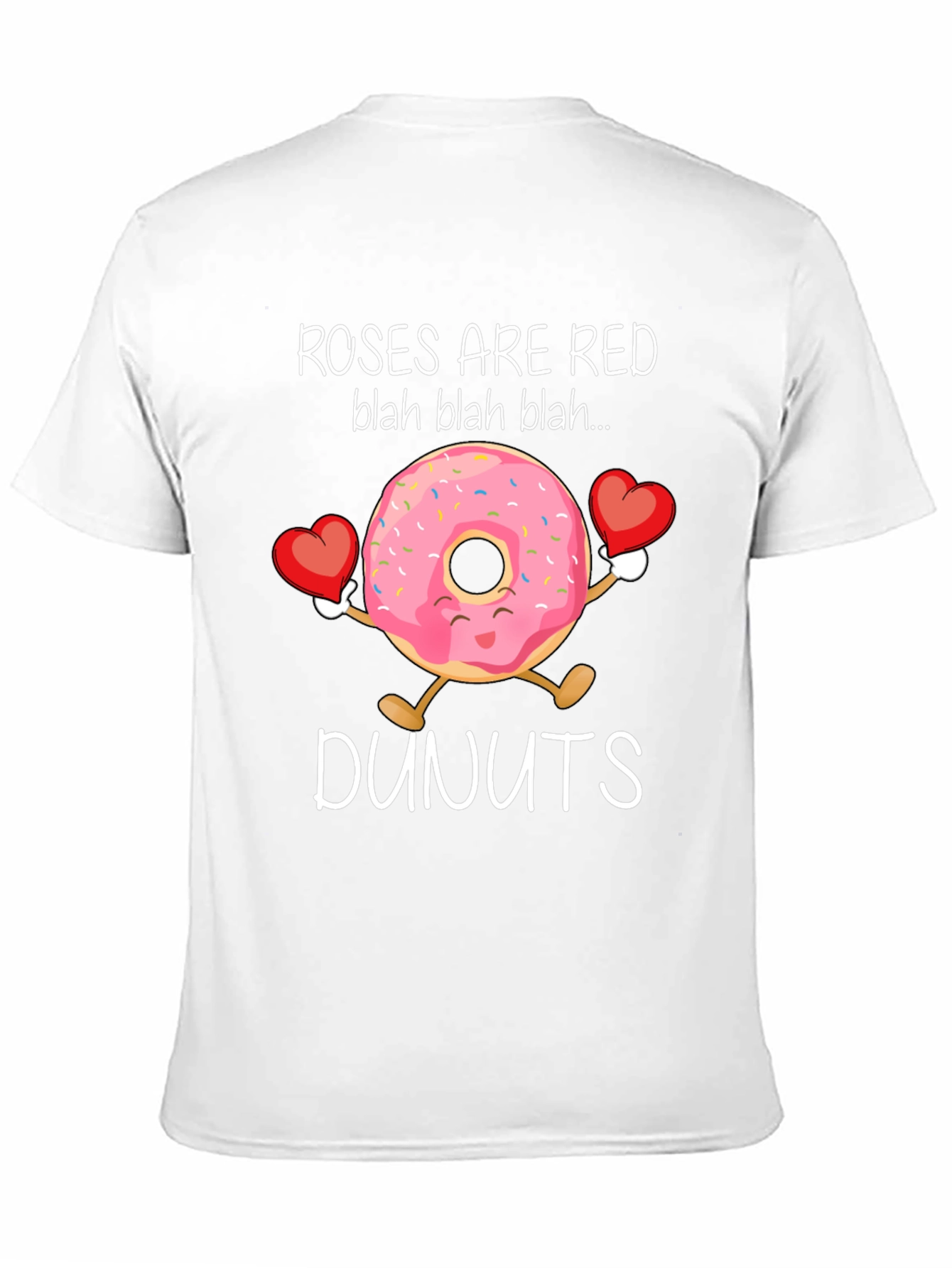 Roses Are Red Dunuts T-Shirt Valentines Day Gift