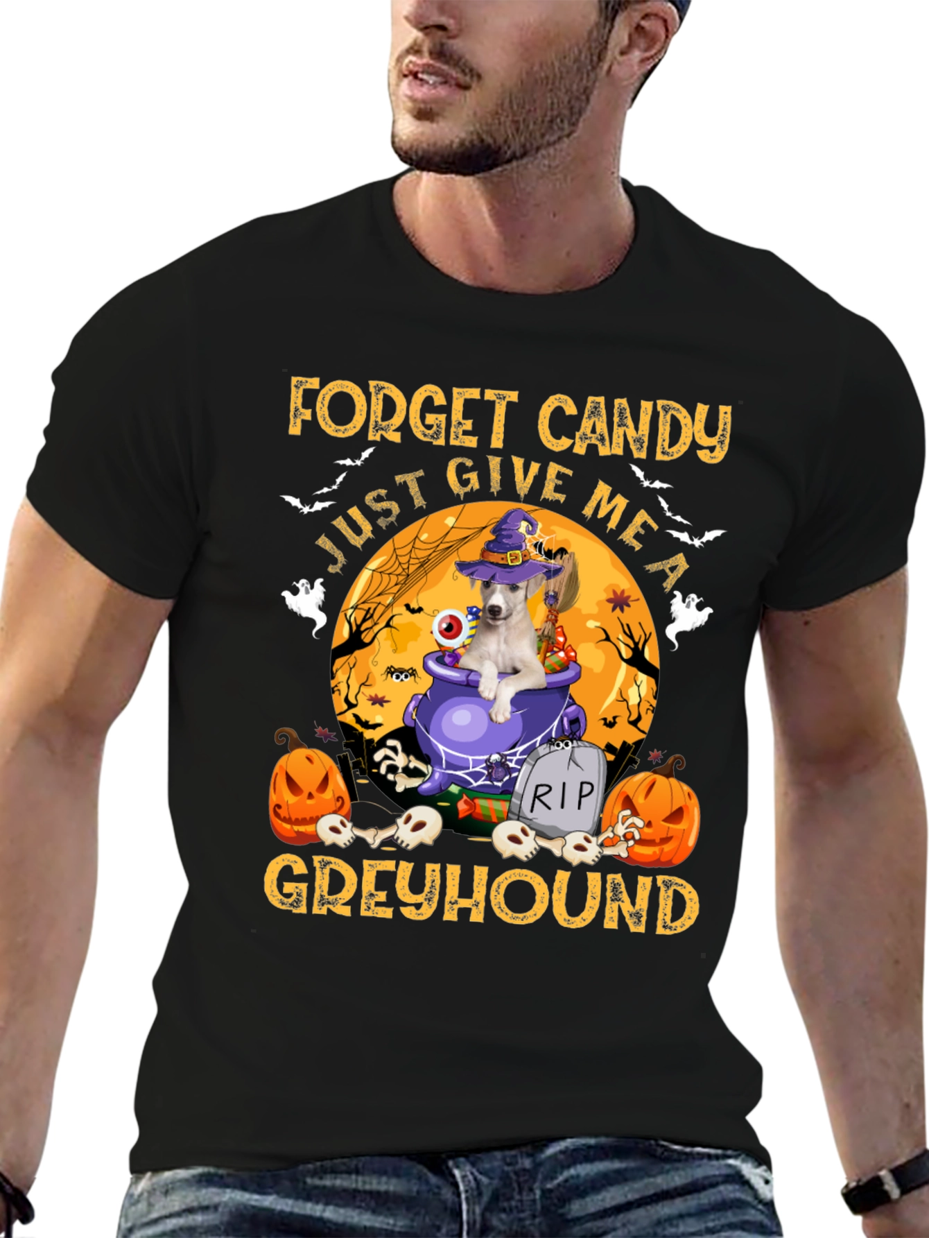 Halloween Greyhound T-Shirt