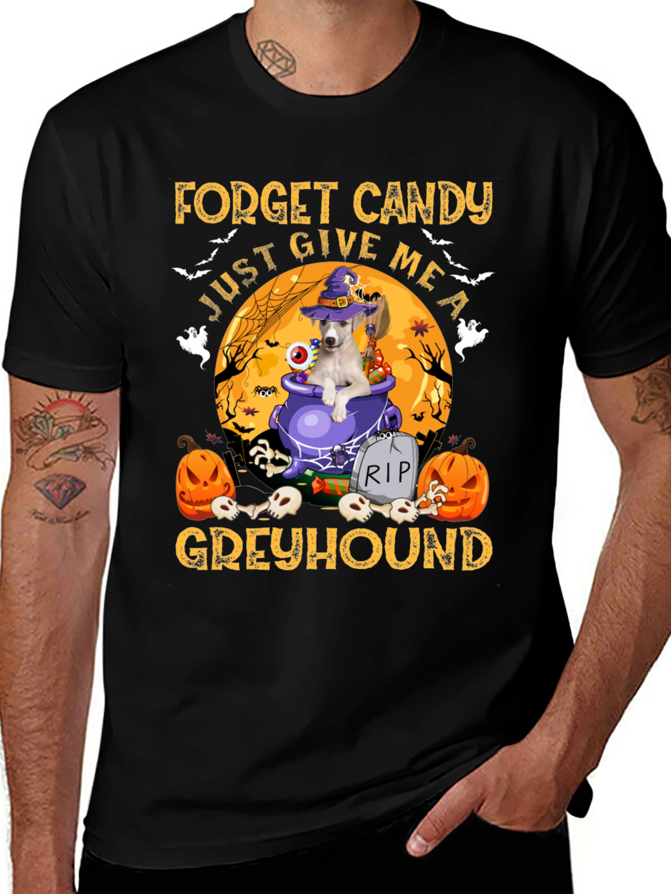 Halloween Greyhound T-Shirt