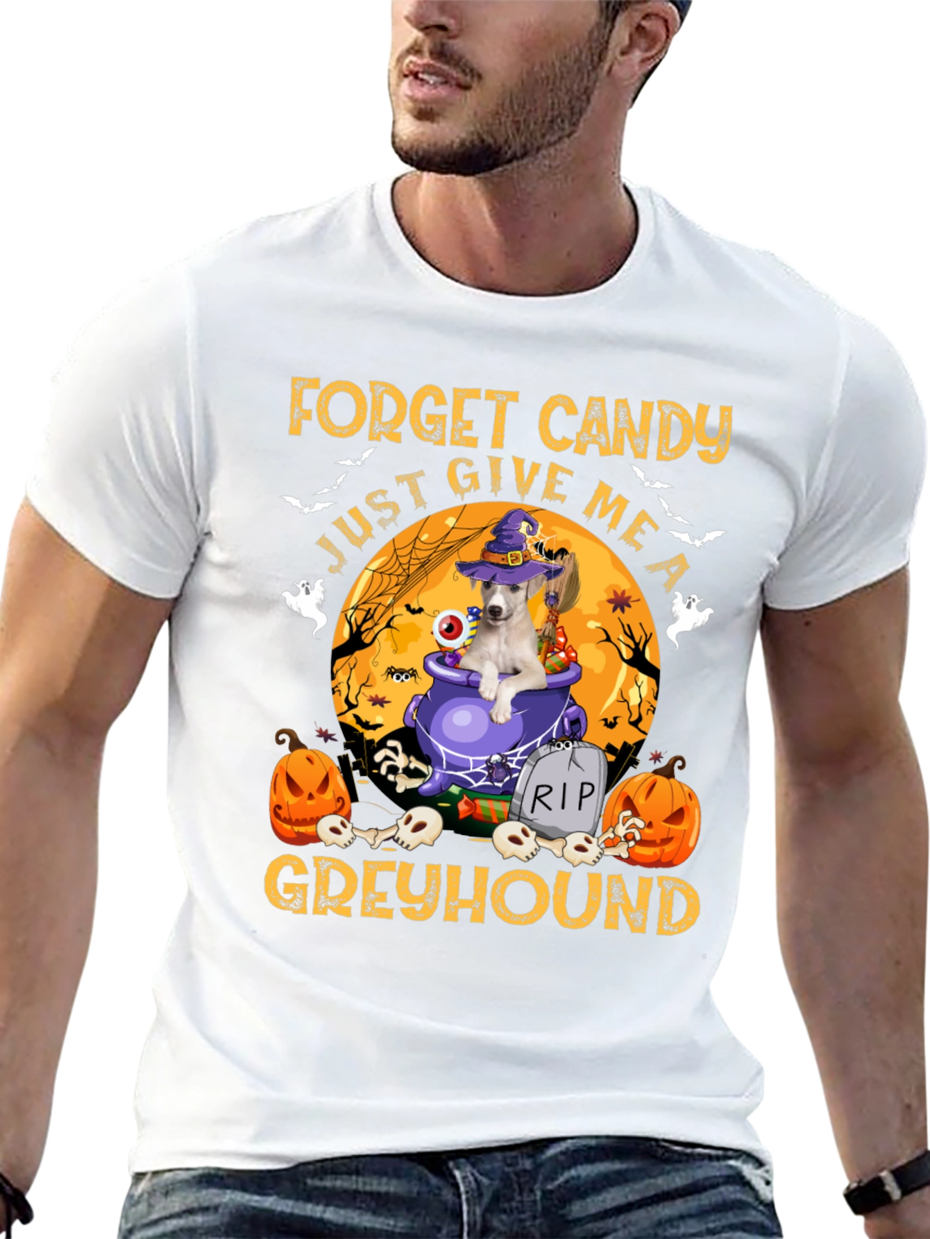 Halloween Greyhound T-Shirt