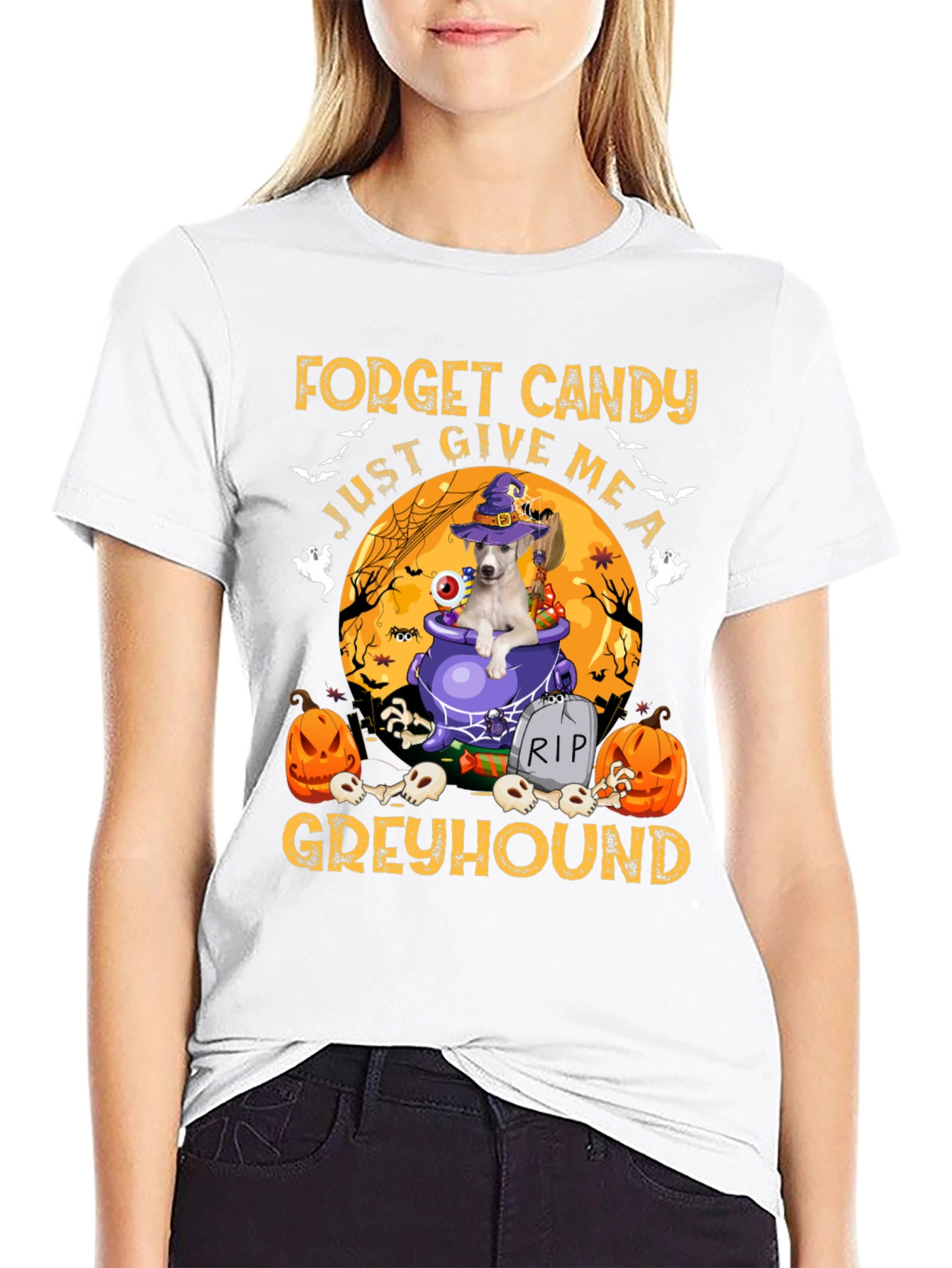 Halloween Greyhound T-Shirt