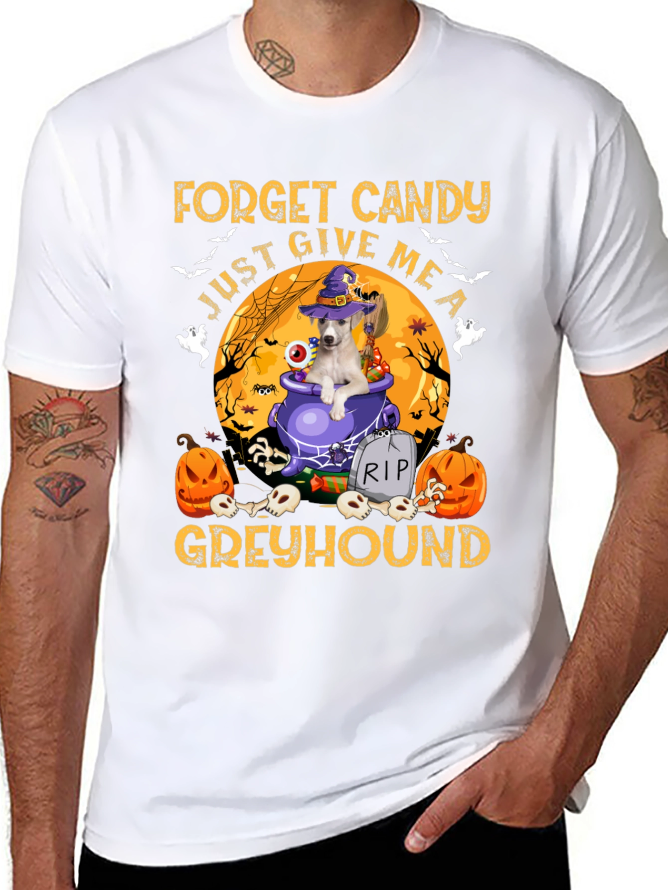 Halloween Greyhound T-Shirt