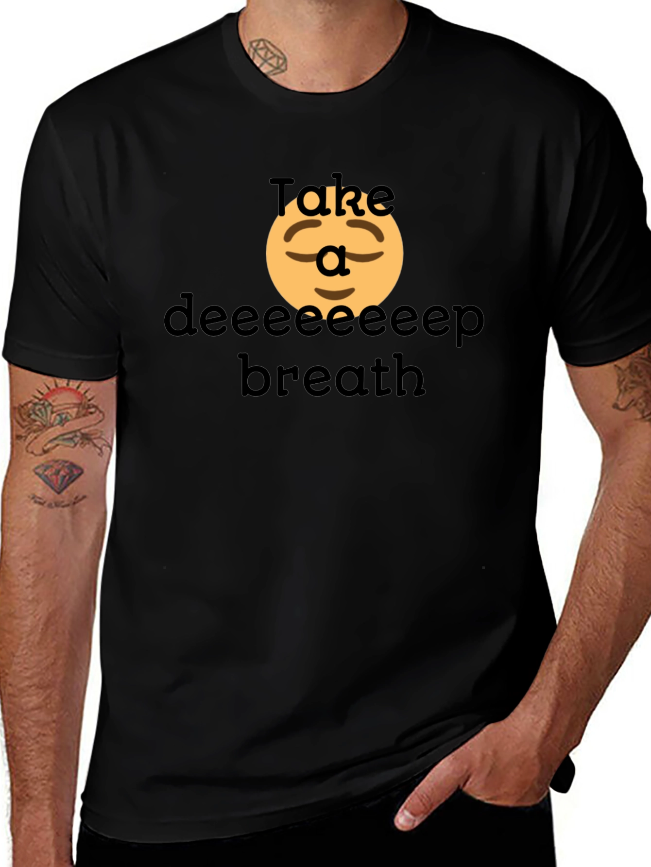 Relaxing T-Shirt: Take a Deep Breath Comfort Tee