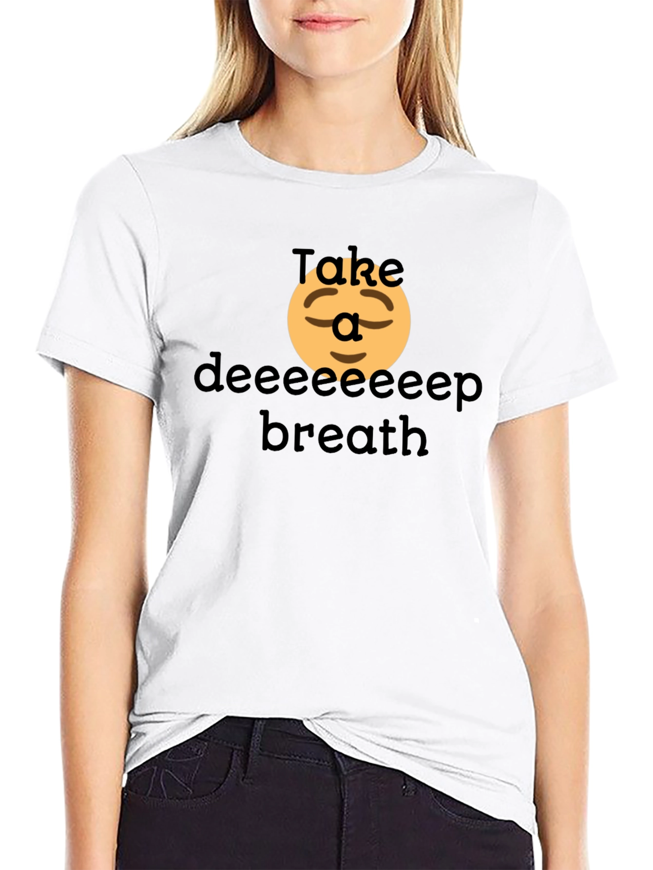 Relaxing T-Shirt: Take a Deep Breath Comfort Tee