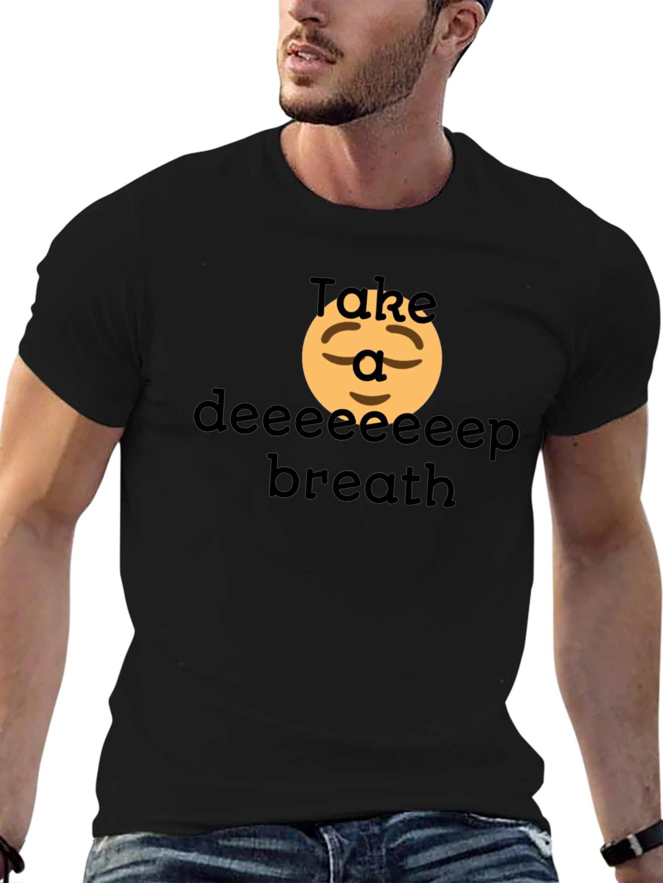 Relaxing T-Shirt: Take a Deep Breath Comfort Tee