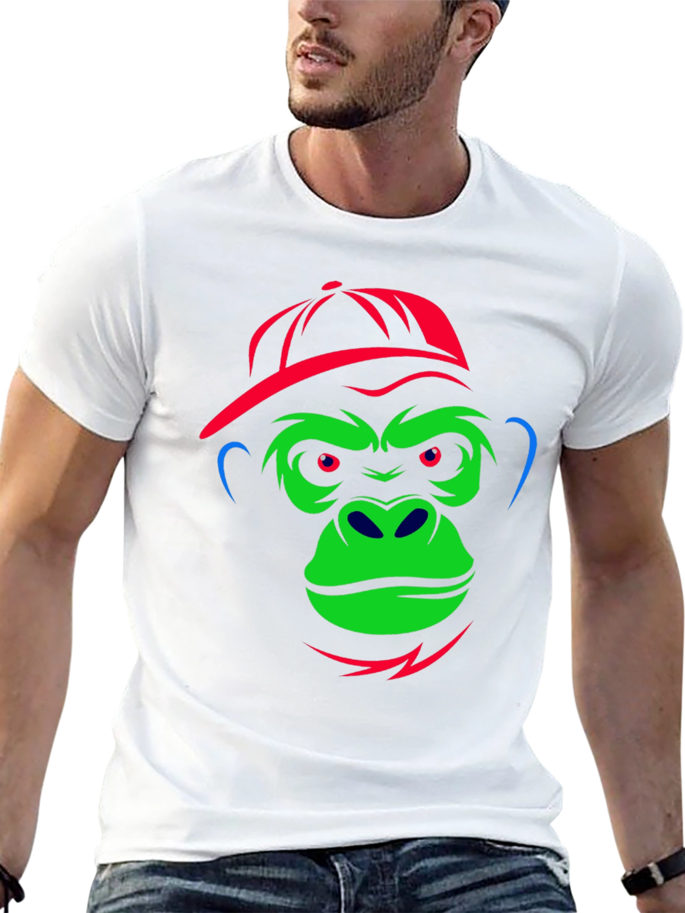 Cool Ape Graphic Tee - Black