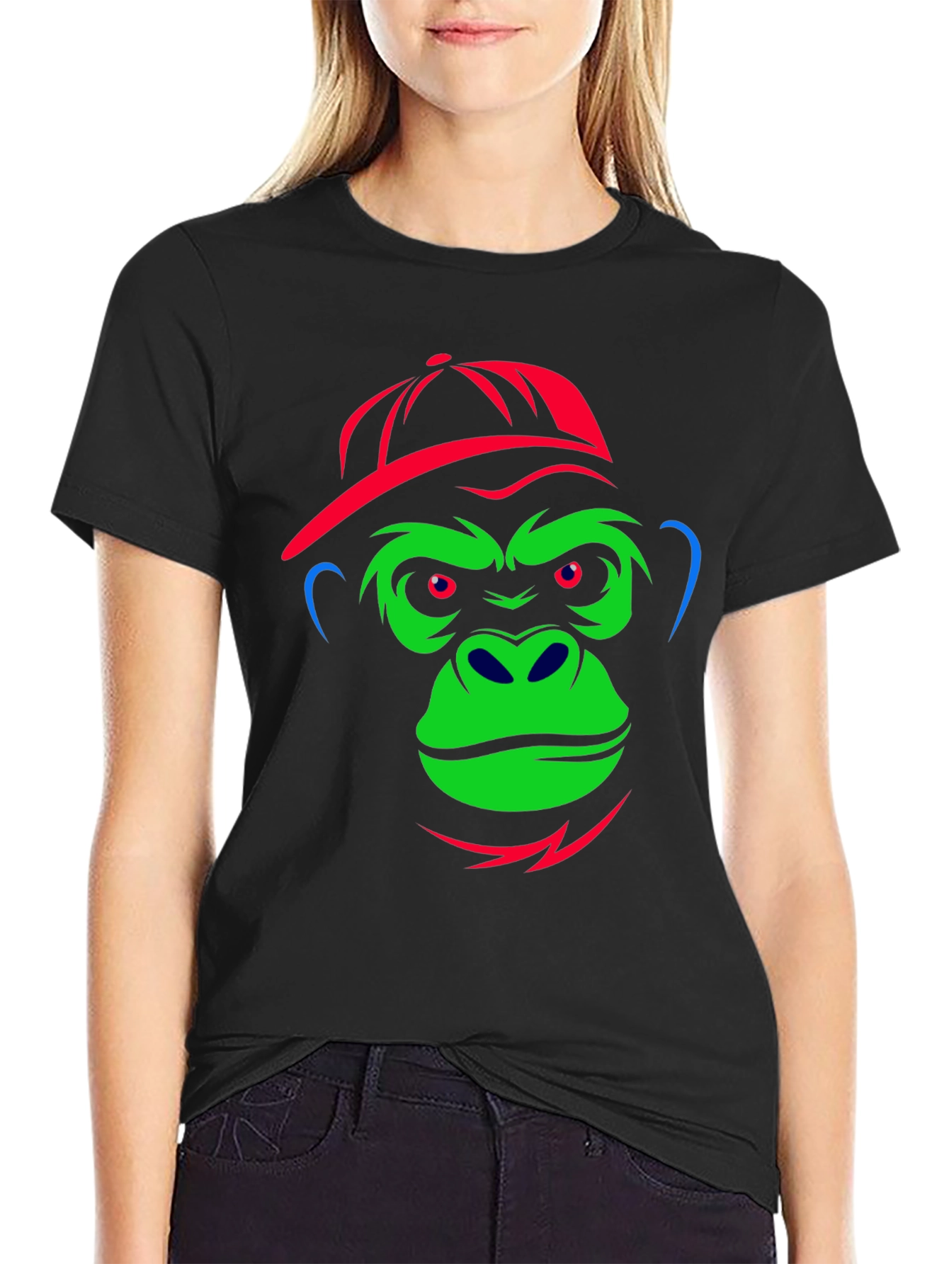 Cool Ape Graphic Tee - Black