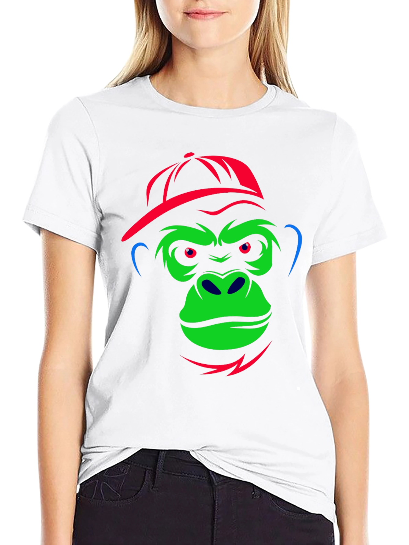 Cool Ape Graphic Tee - Black