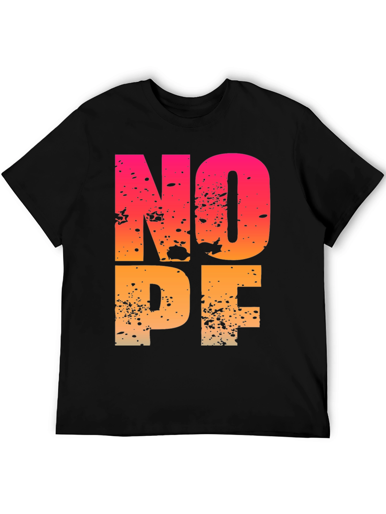 NOPE Graphic Tee - Mens Black T-Shirt