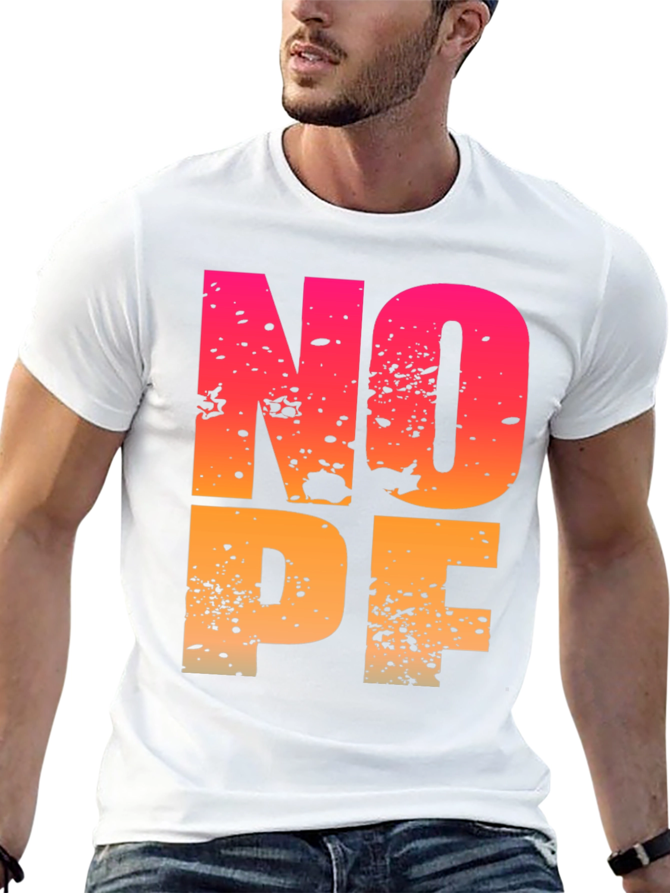 NOPE Graphic Tee - Mens Black T-Shirt