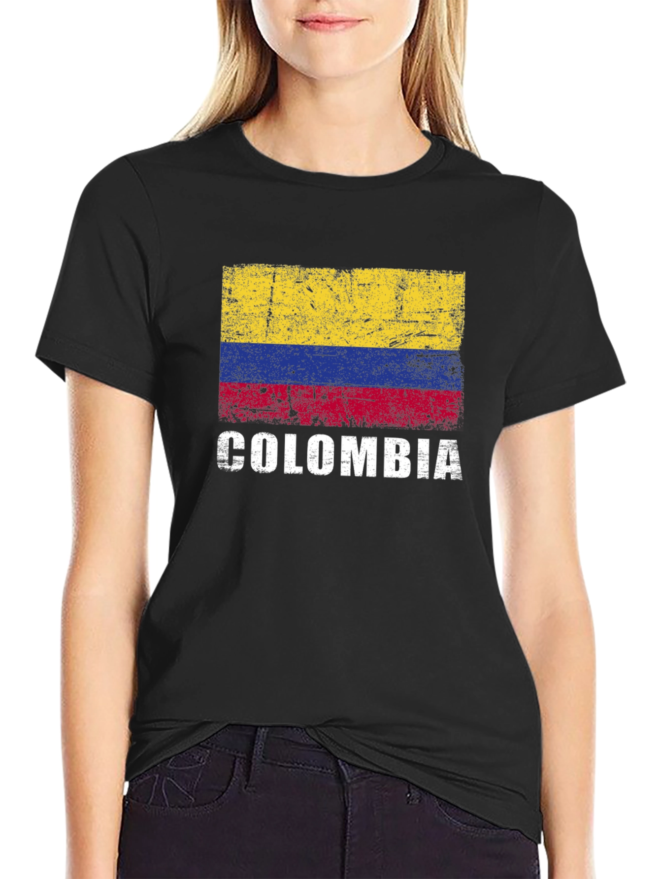 Colombia Flag Graphic T-Shirt