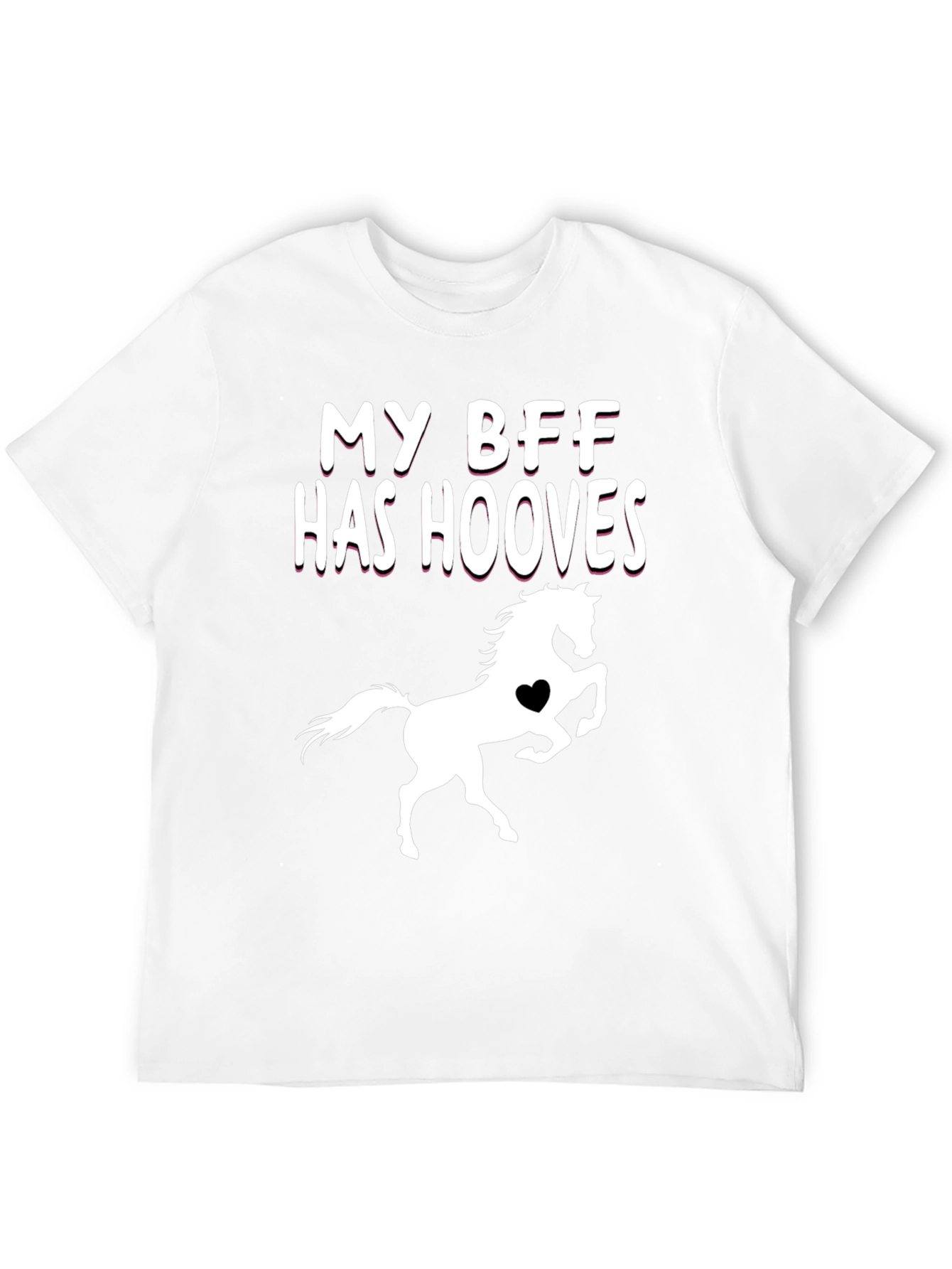My BFF Has Hooves T-Shirt Horse Lover Tee