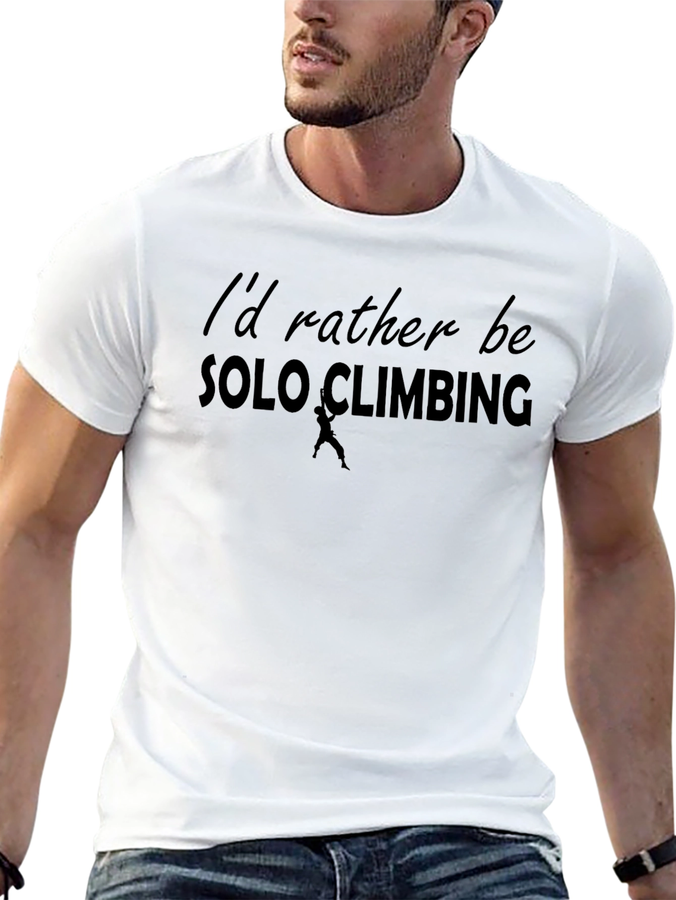 Solo Climbing T-Shirt - Adventure Awaits!
