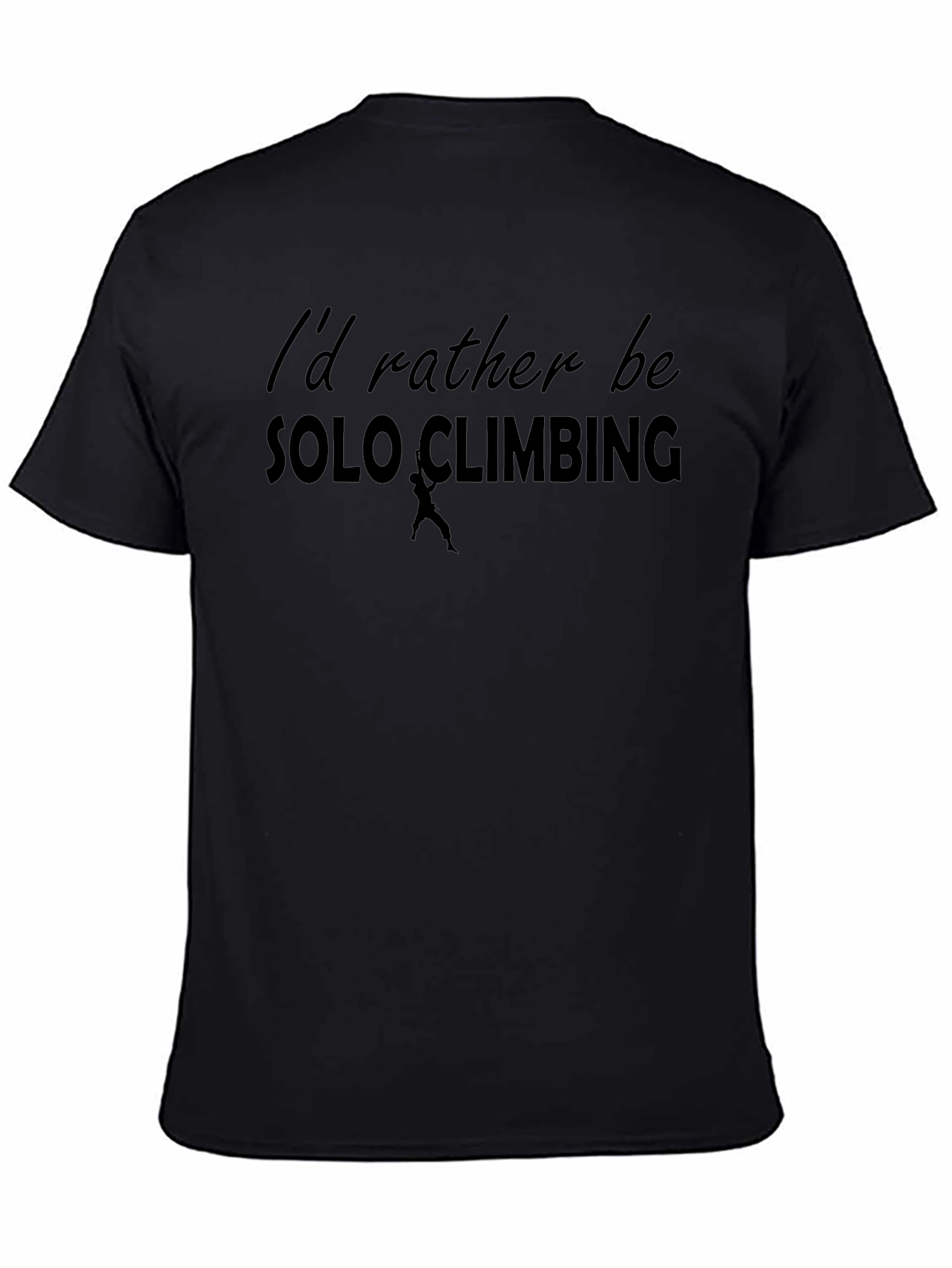 Solo Climbing T-Shirt - Adventure Awaits!