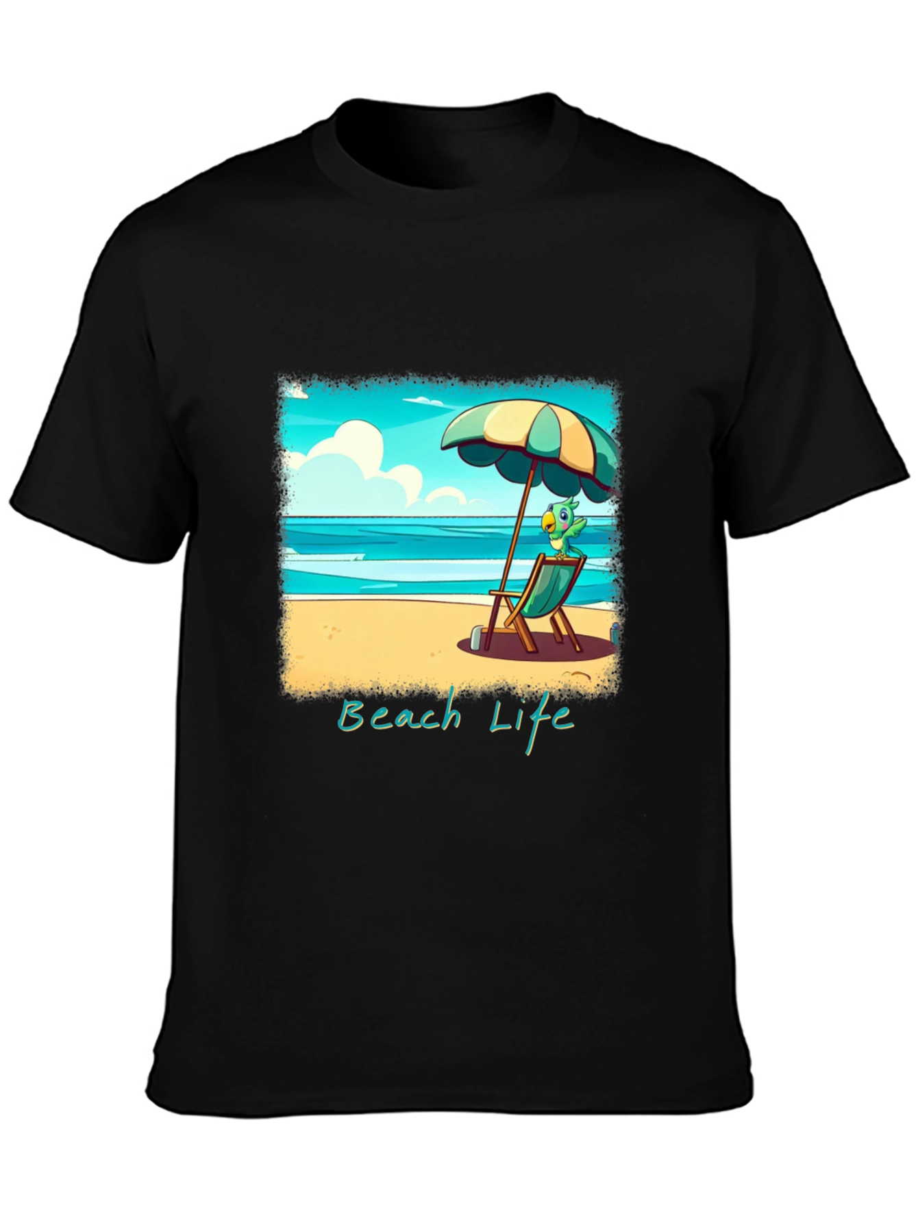 Beach Life Graphic Tee - Relaxed Summer Style