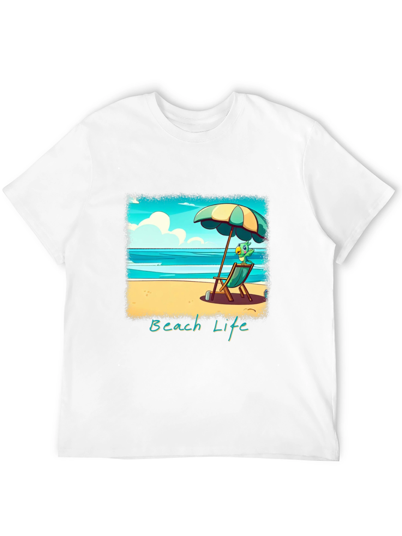 Beach Life Graphic Tee - Relaxed Summer Style