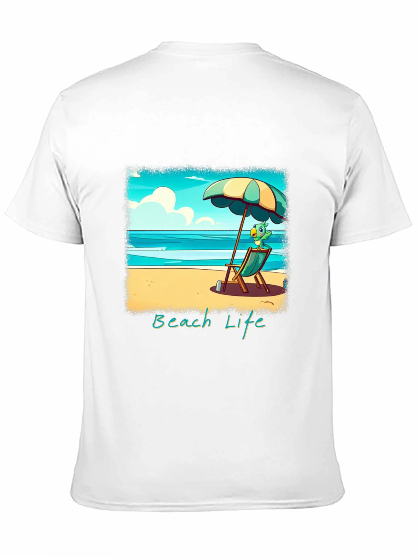 Beach Life Graphic Tee - Relaxed Summer Style