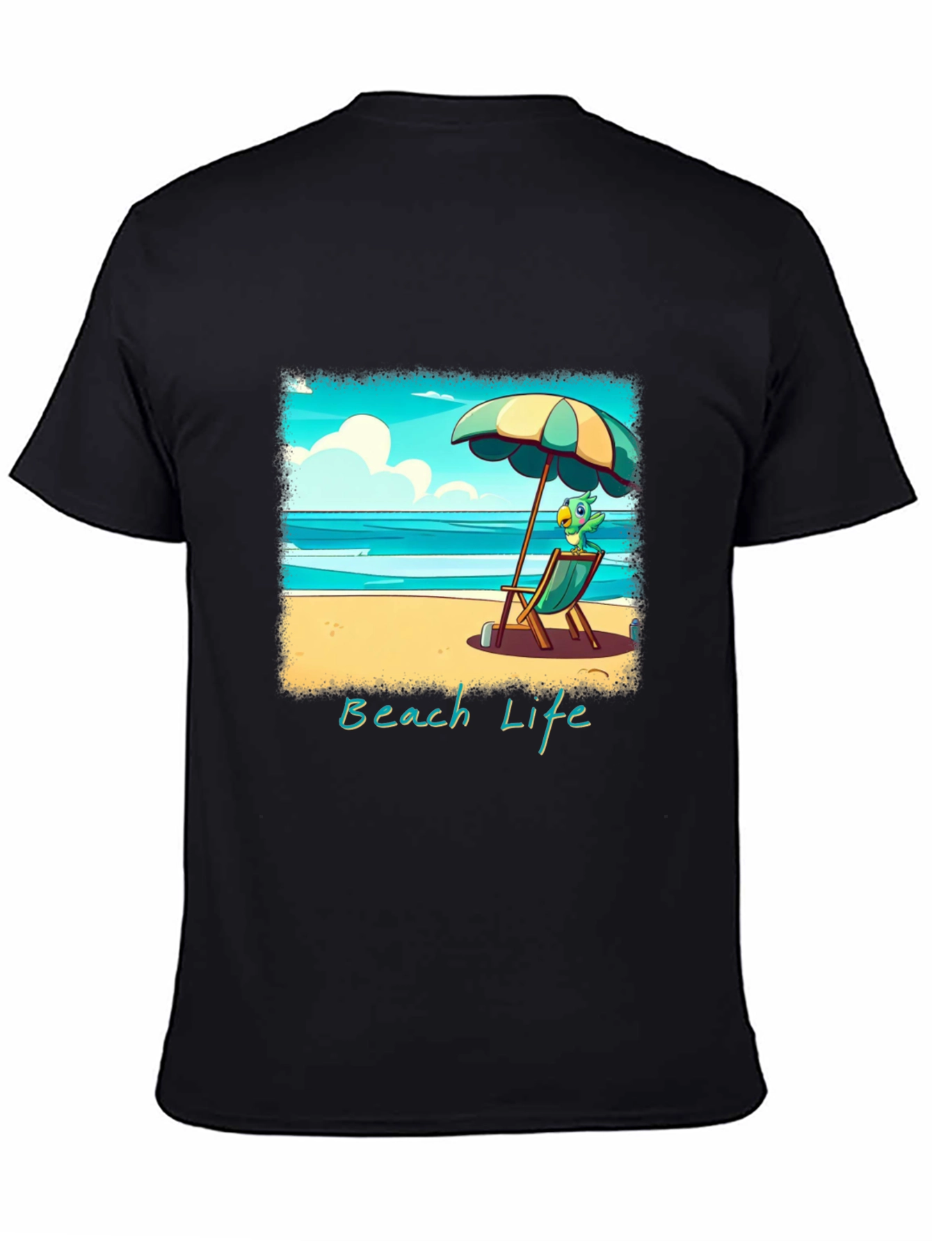 Beach Life Graphic Tee - Relaxed Summer Style
