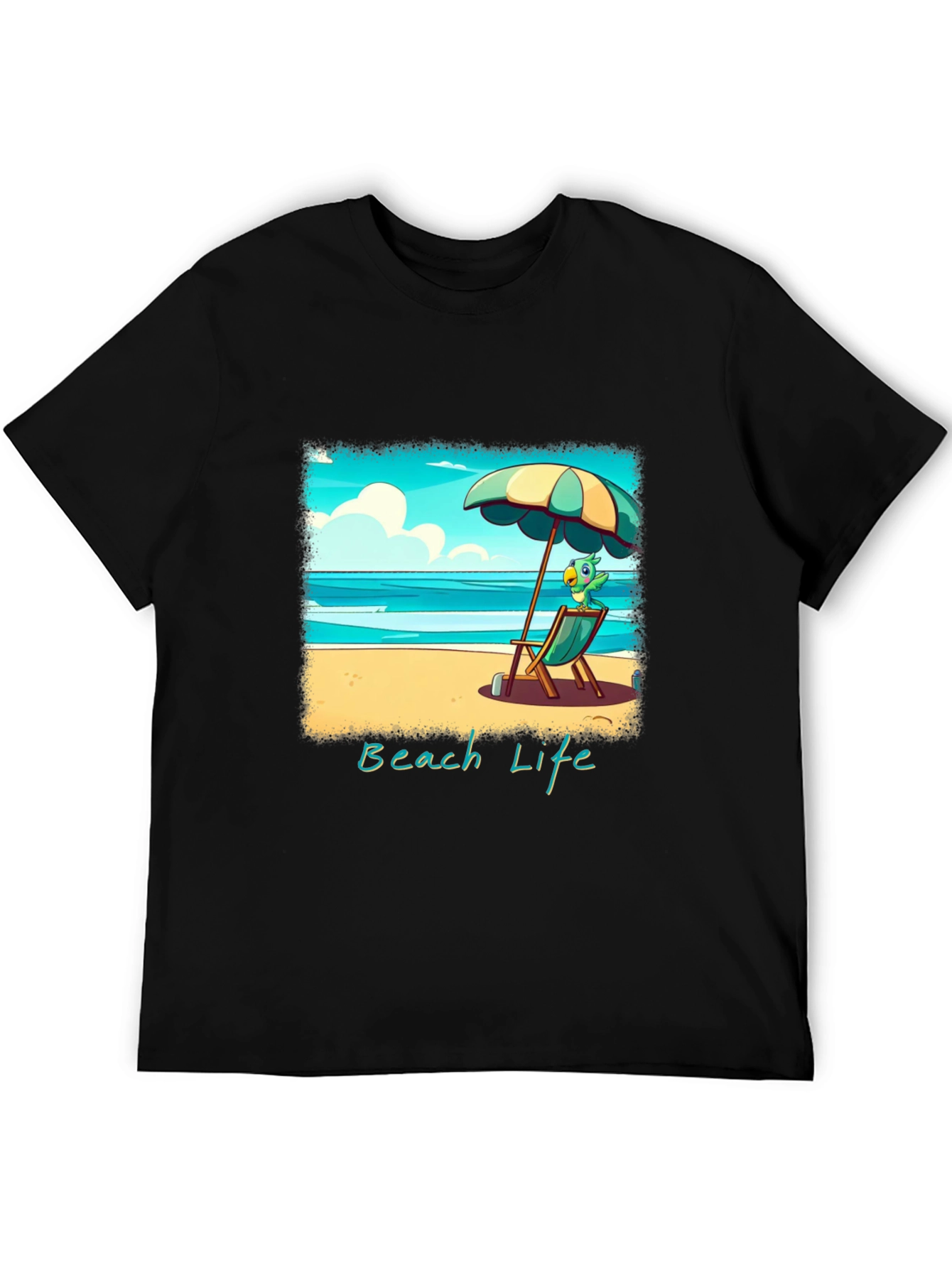 Beach Life Graphic Tee - Relaxed Summer Style